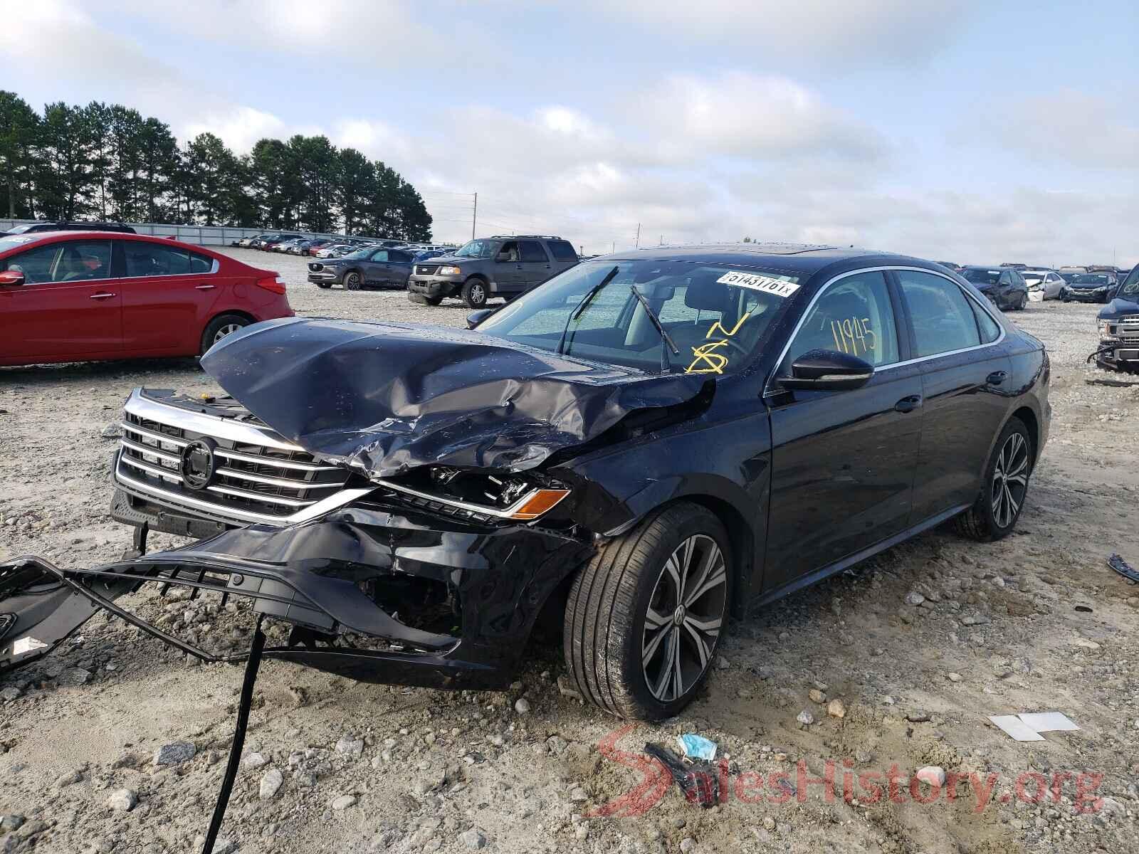 1VWCA7A31LC024562 2020 VOLKSWAGEN PASSAT