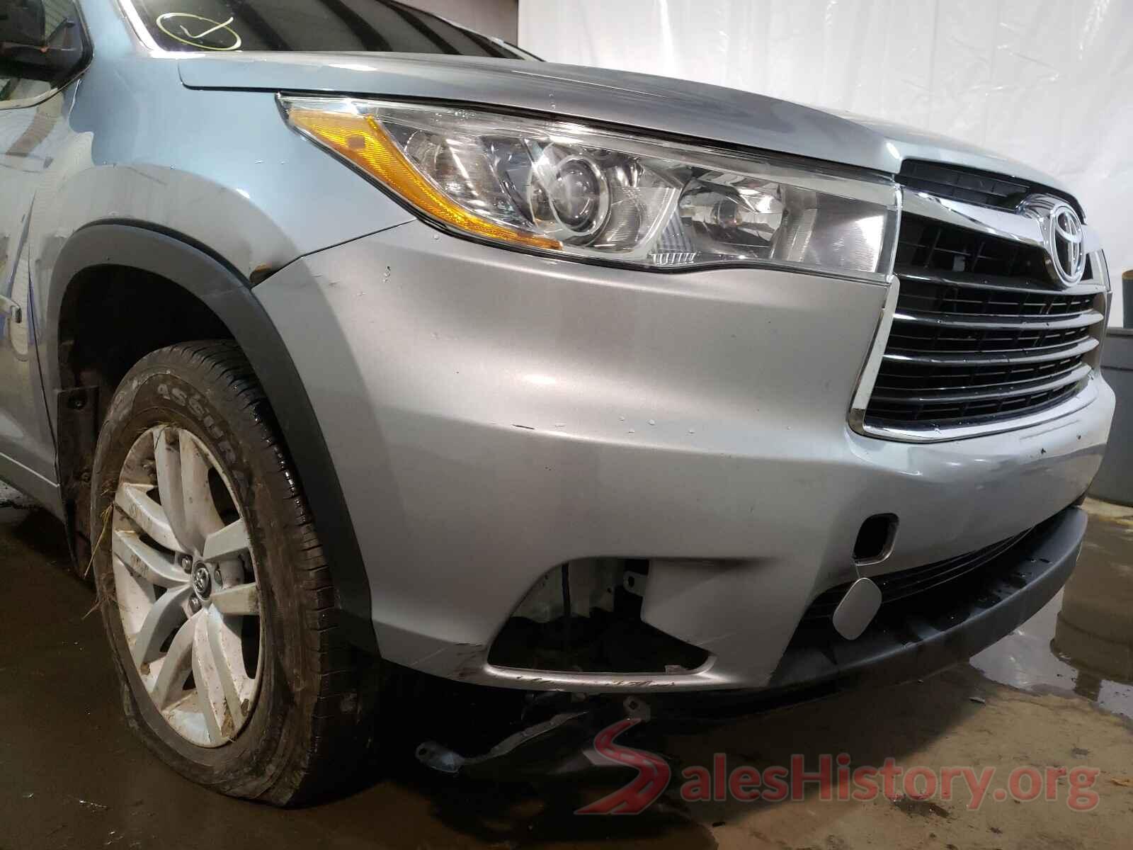 5TDBKRFHXGS309695 2016 TOYOTA HIGHLANDER