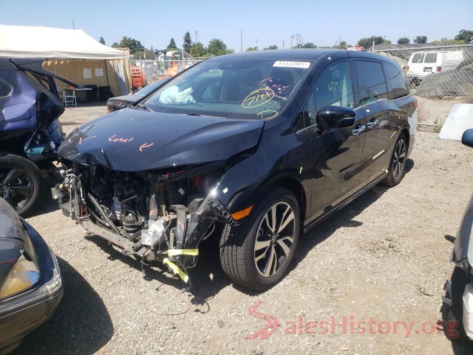 5FNRL6H94KB108663 2019 HONDA ODYSSEY