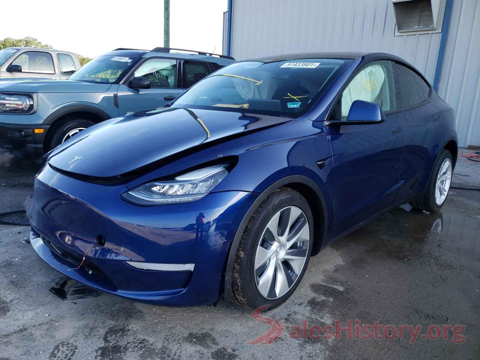 5YJYGDEE0MF175186 2021 TESLA MODEL Y