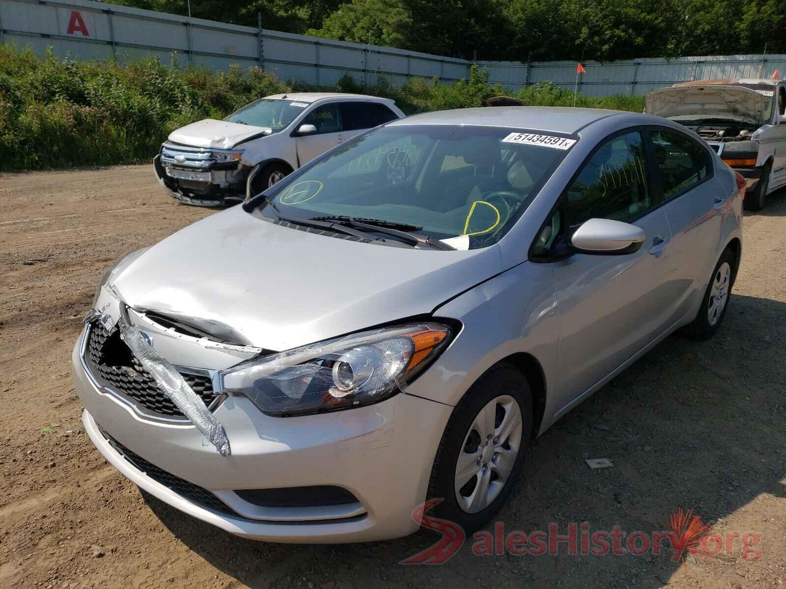 KNAFK4A68G5539166 2016 KIA FORTE