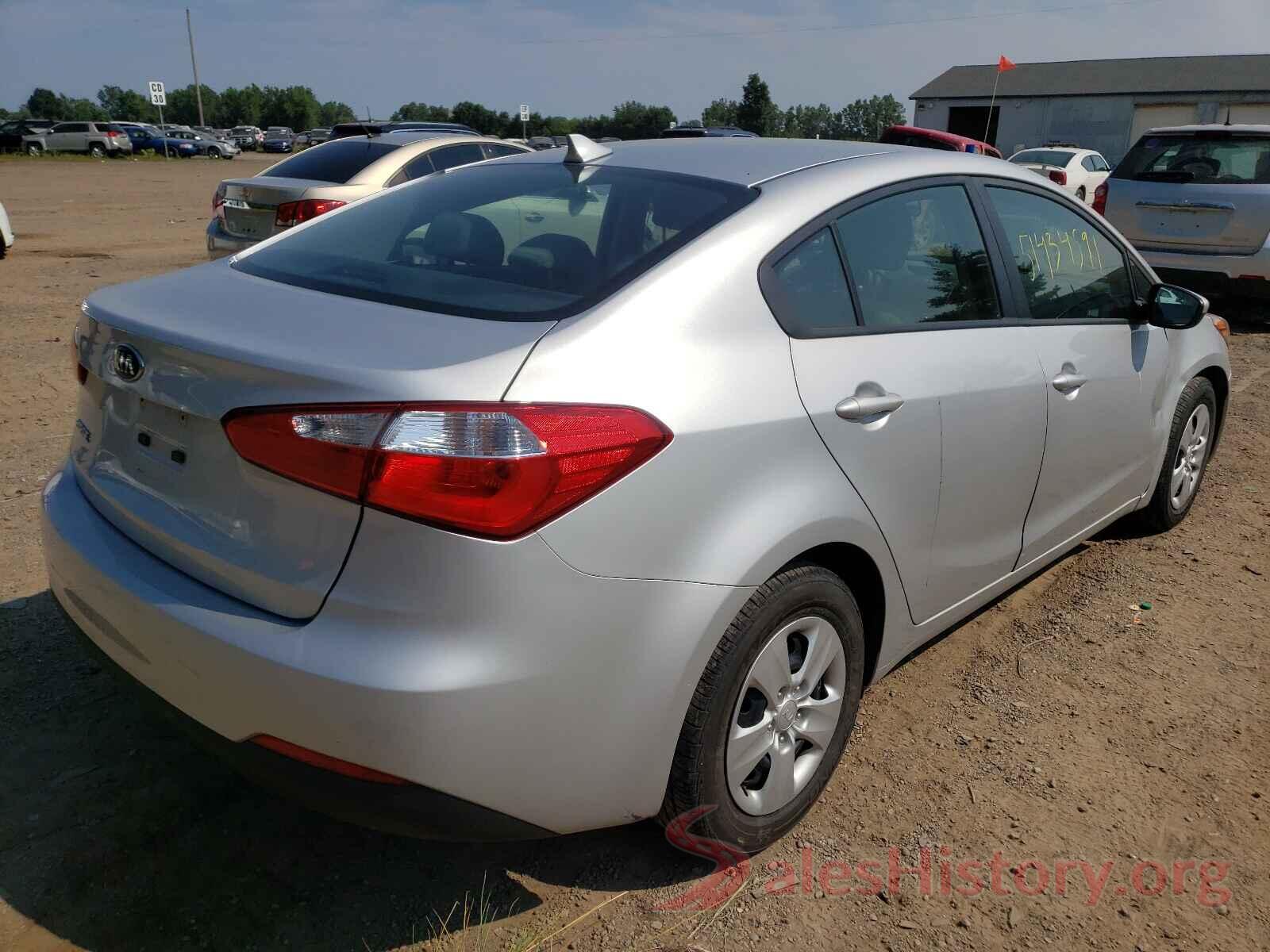 KNAFK4A68G5539166 2016 KIA FORTE