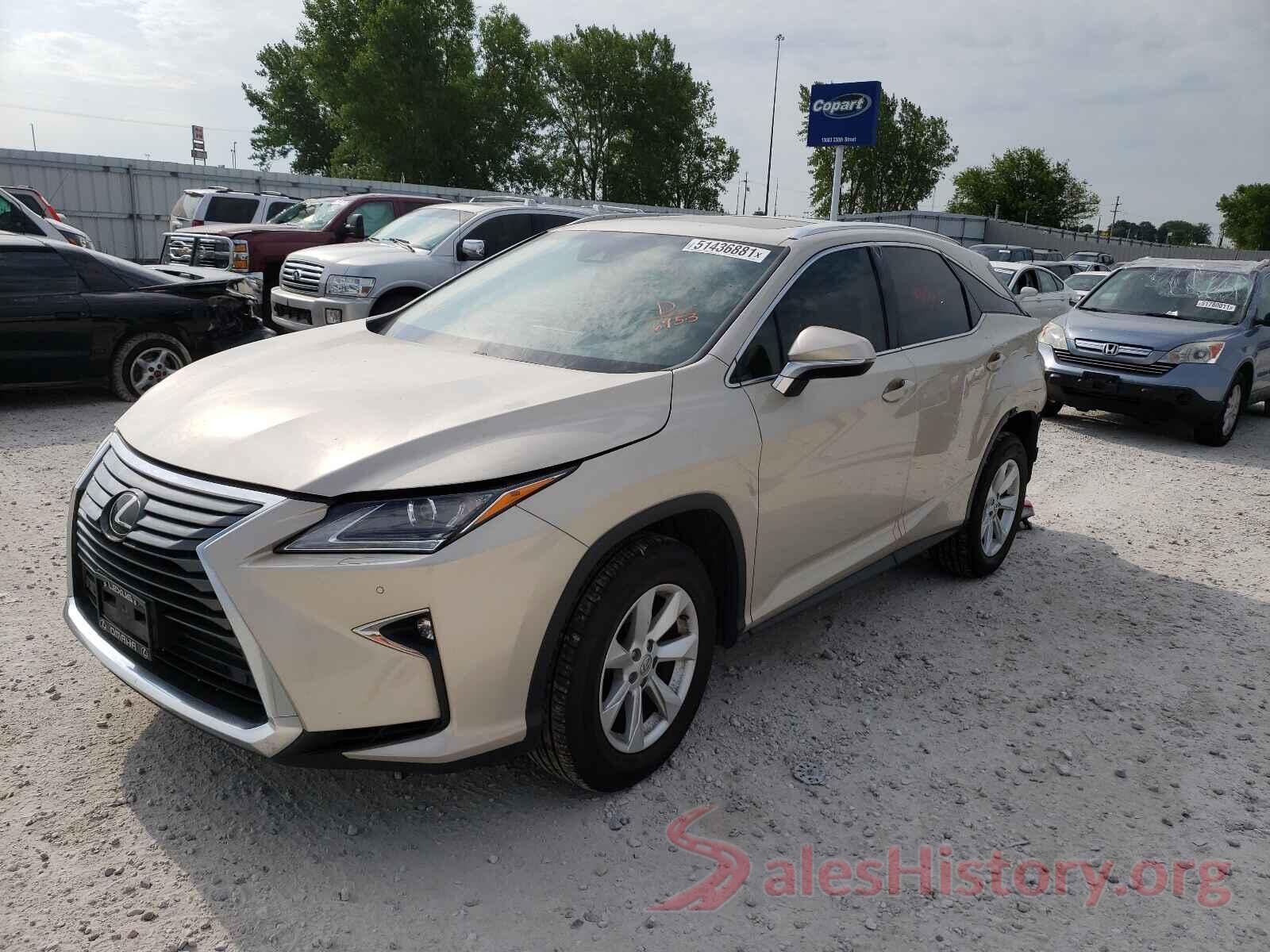 2T2BZMCA7HC076953 2017 LEXUS RX350