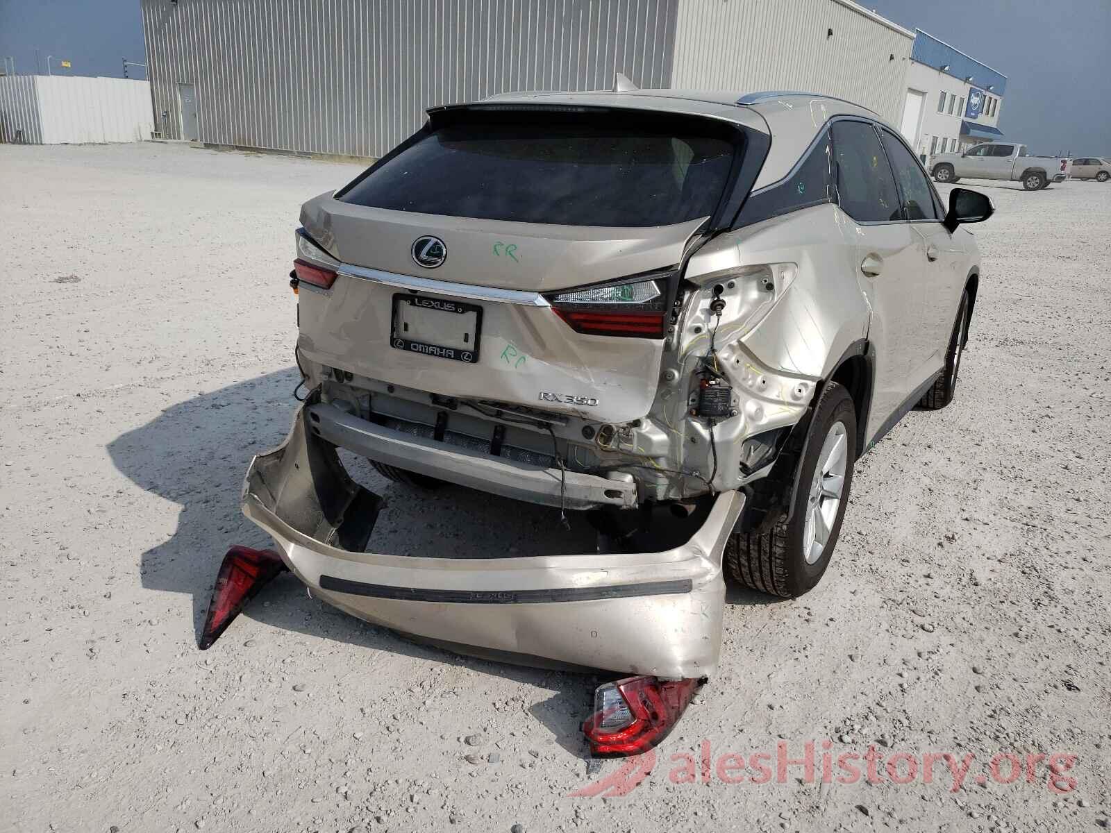 2T2BZMCA7HC076953 2017 LEXUS RX350