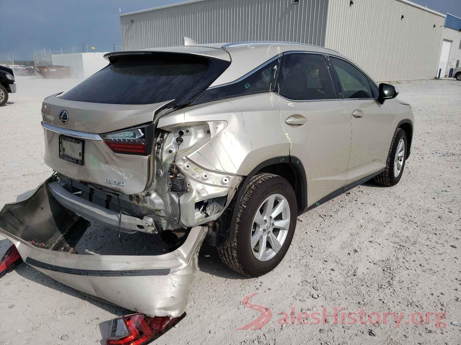 2T2BZMCA7HC076953 2017 LEXUS RX350