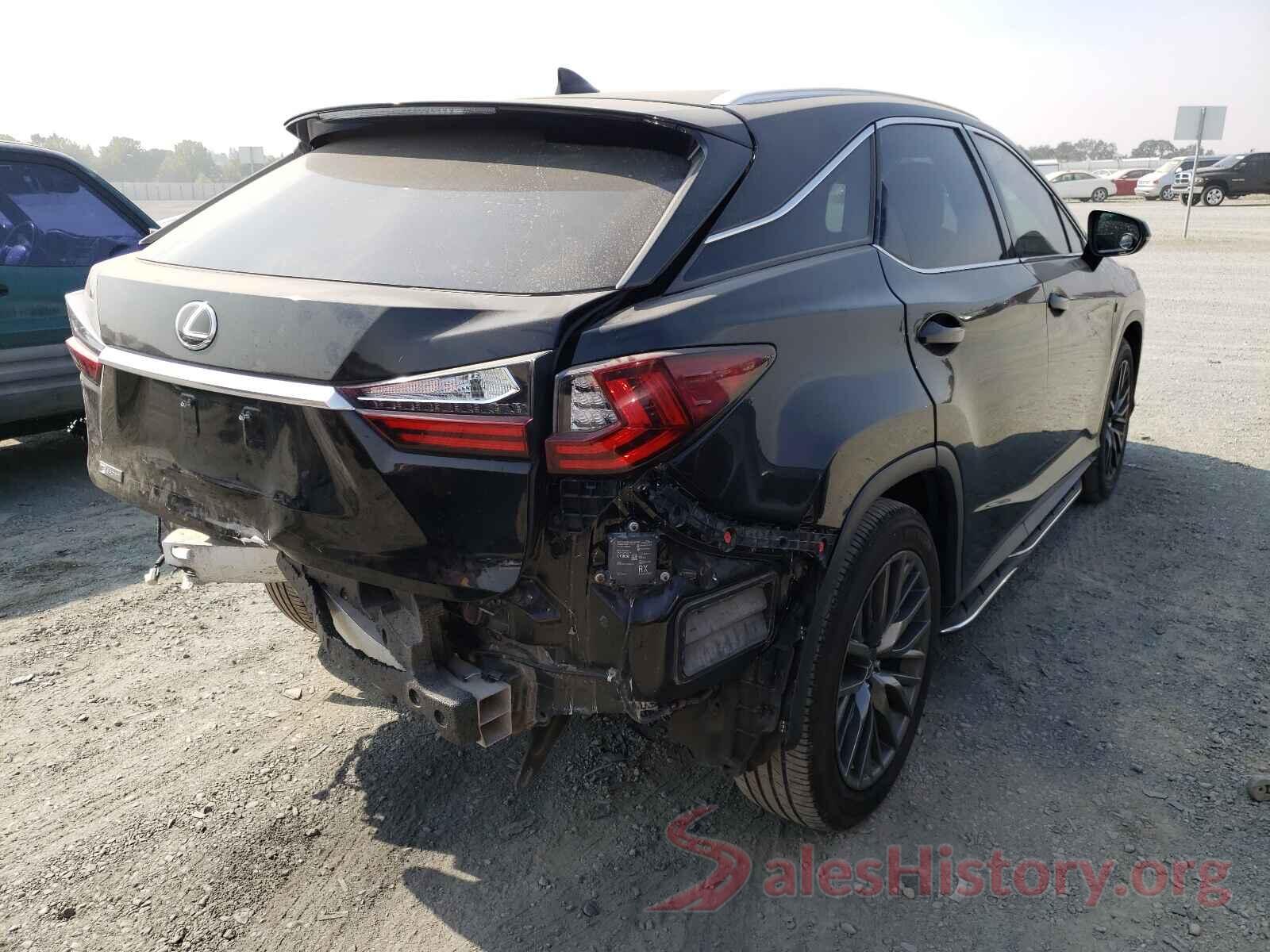 2T2BZMCA8GC011320 2016 LEXUS RX350