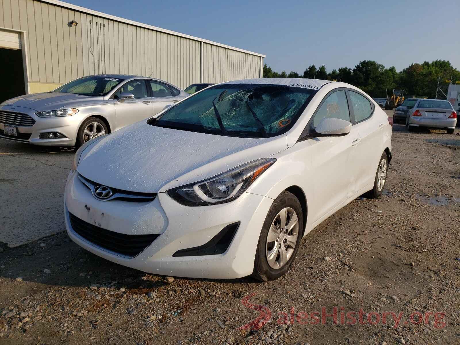 5NPDH4AE9GH751848 2016 HYUNDAI ELANTRA