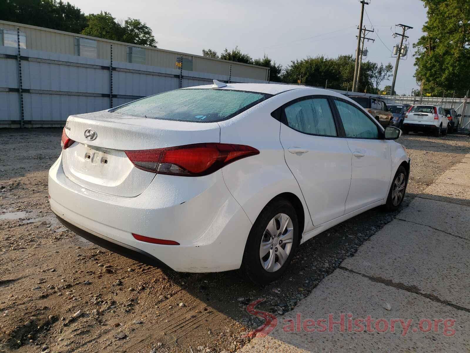 5NPDH4AE9GH751848 2016 HYUNDAI ELANTRA