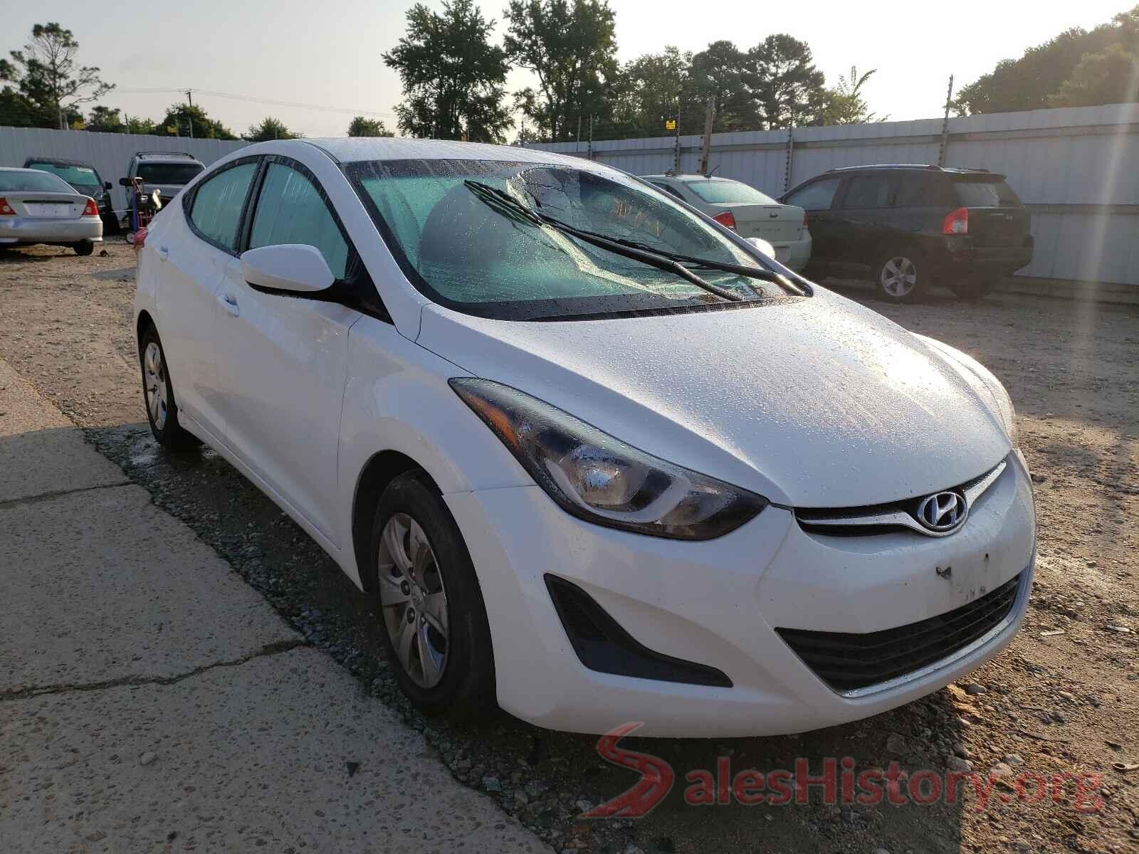 5NPDH4AE9GH751848 2016 HYUNDAI ELANTRA