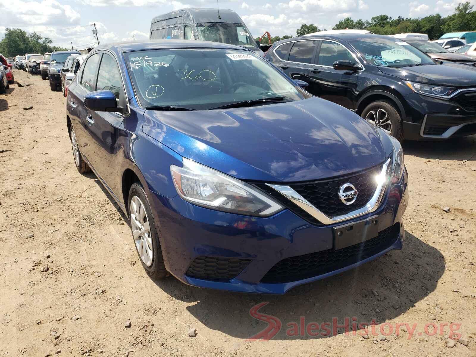 3N1AB7AP0HY362143 2017 NISSAN SENTRA