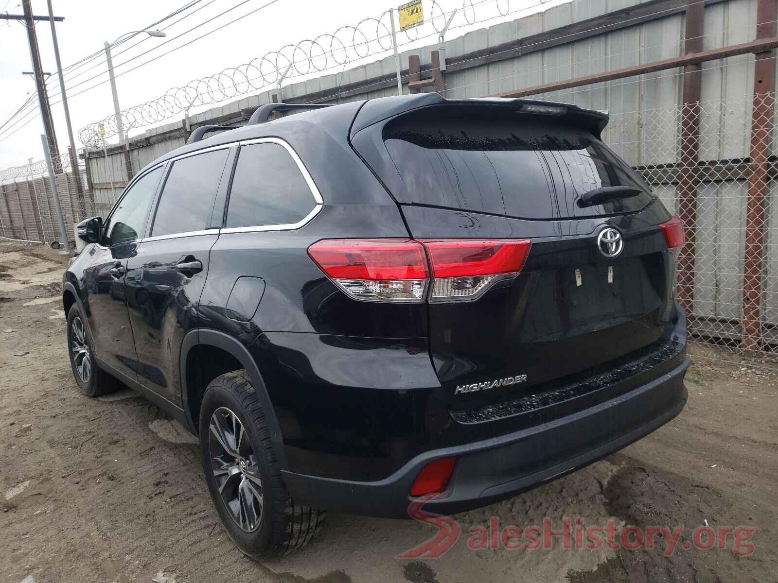 5TDZZRFH2KS300069 2019 TOYOTA HIGHLANDER