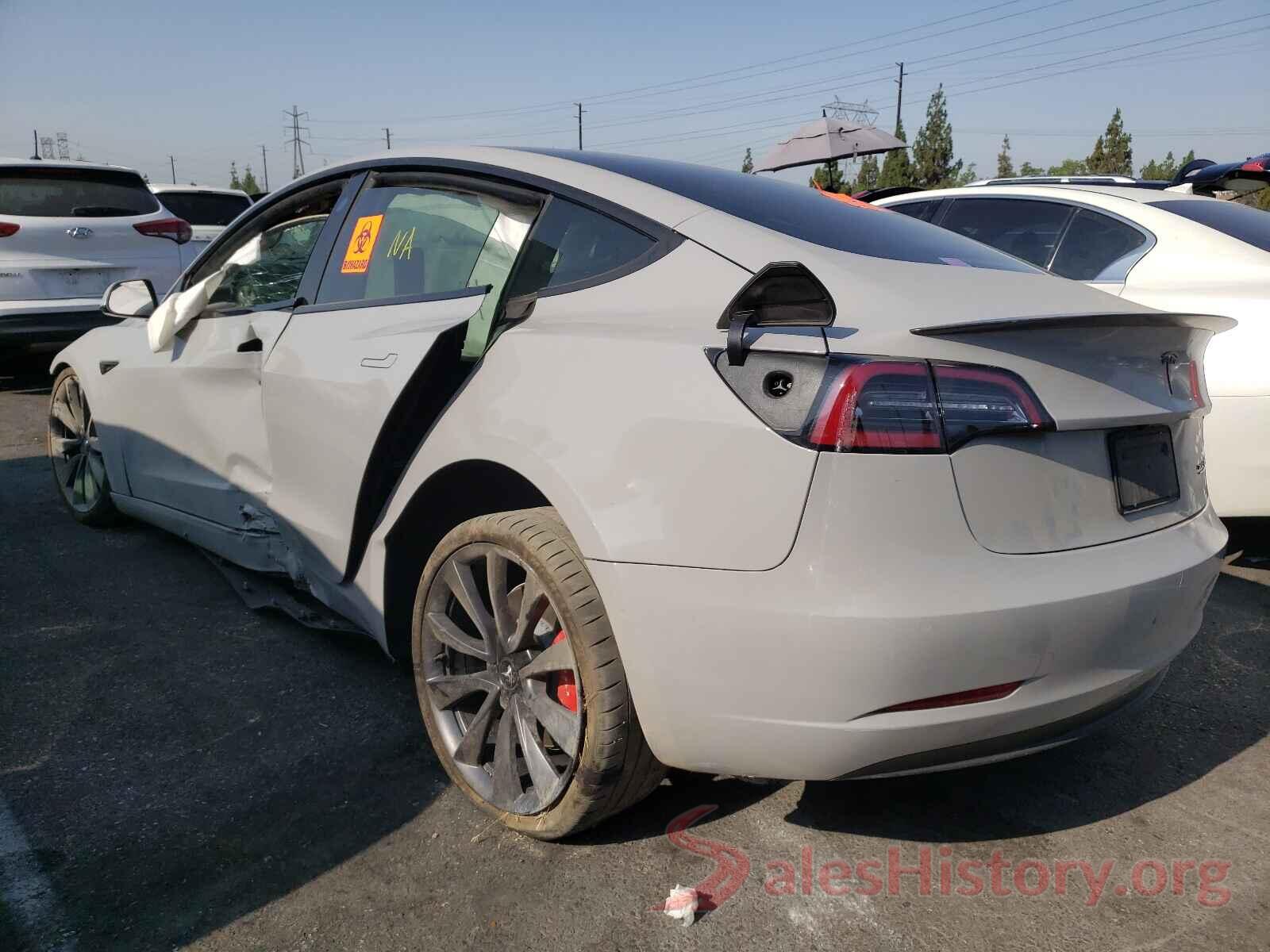 5YJ3E1ECXLF741964 2020 TESLA MODEL 3