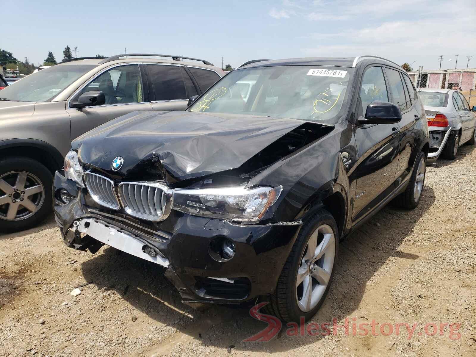 5UXWZ7C39H0X40347 2017 BMW X3