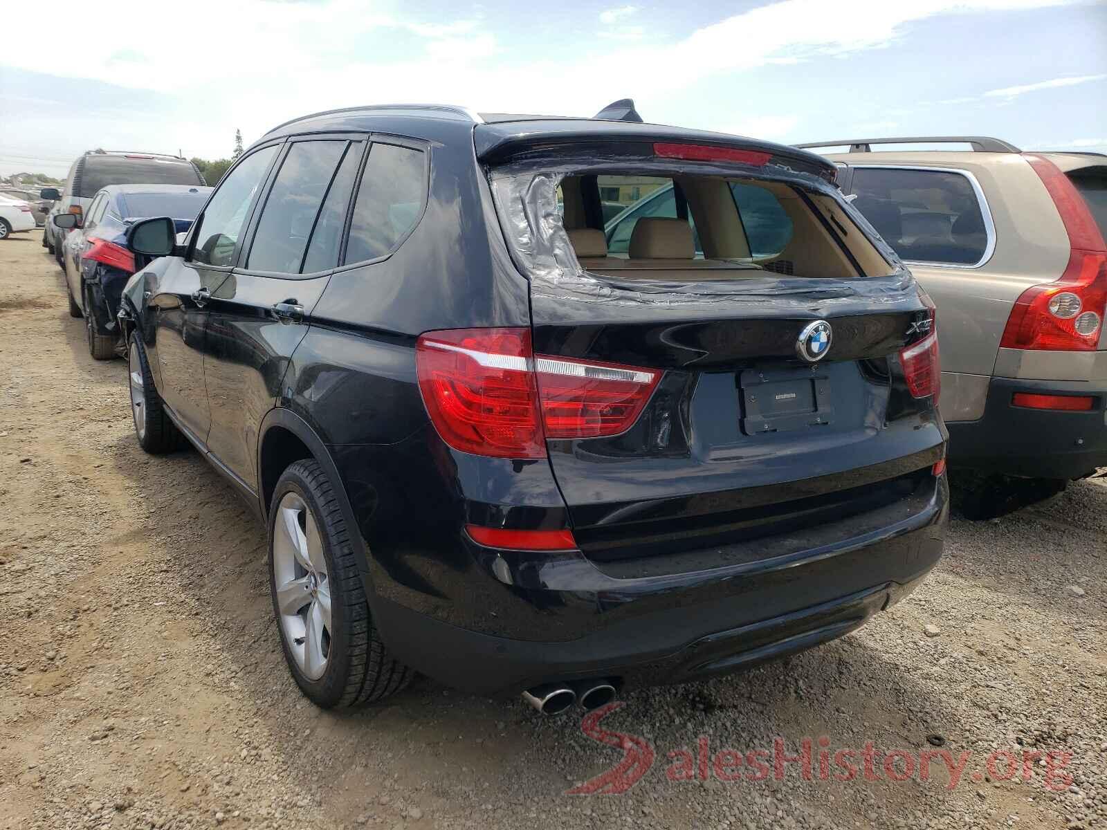 5UXWZ7C39H0X40347 2017 BMW X3