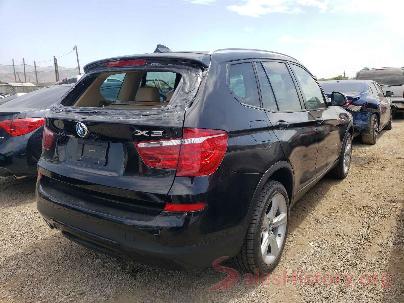 5UXWZ7C39H0X40347 2017 BMW X3