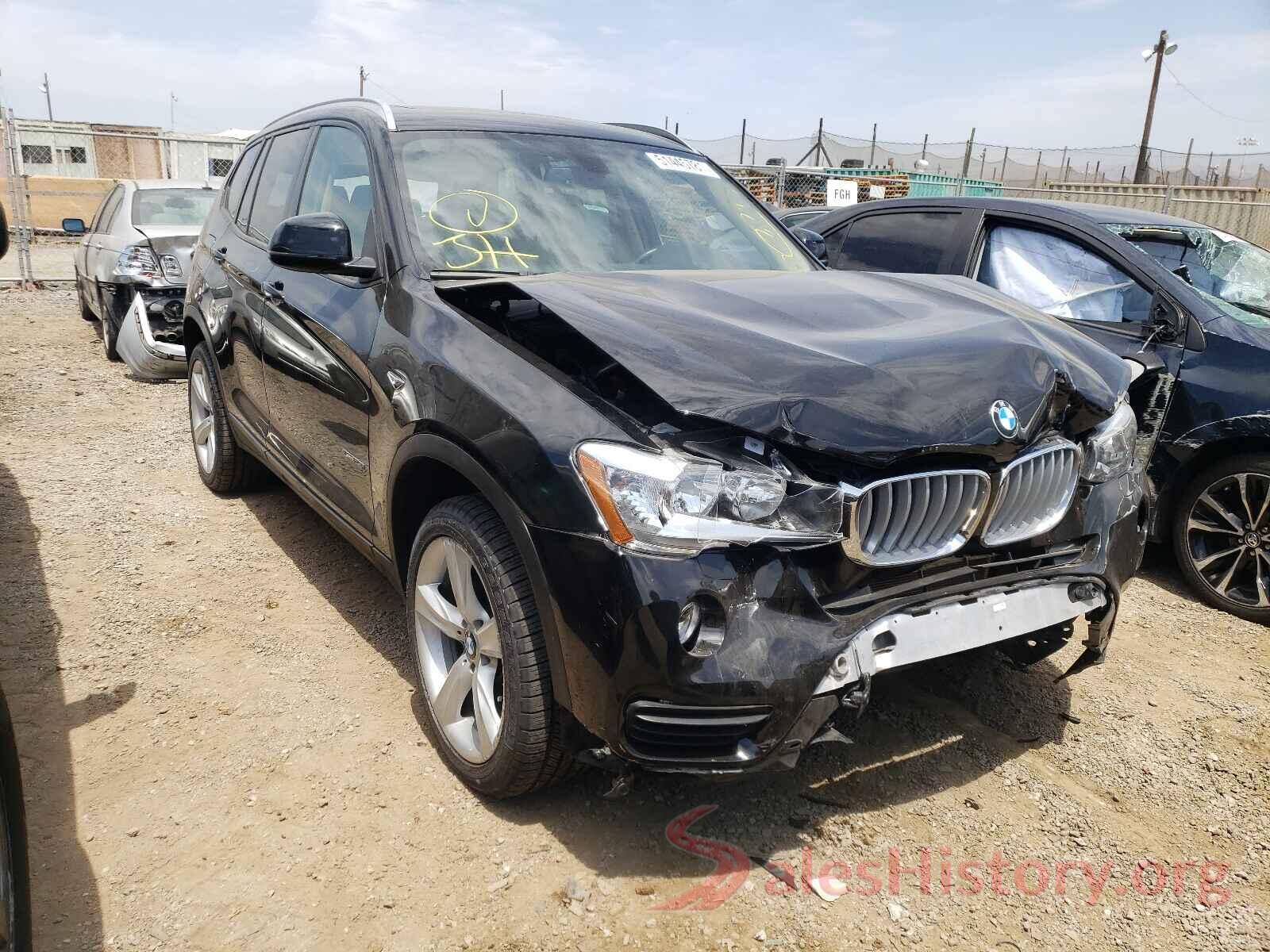 5UXWZ7C39H0X40347 2017 BMW X3