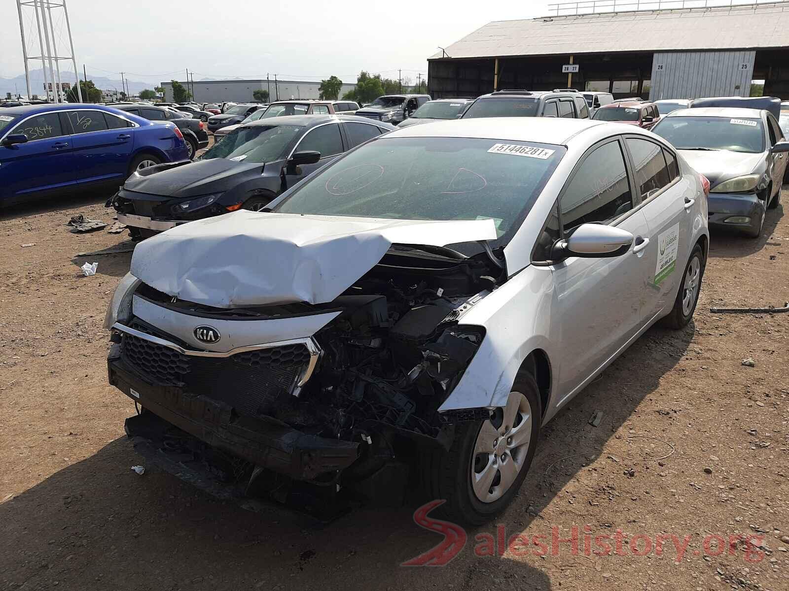 KNAFK4A68G5617459 2016 KIA FORTE