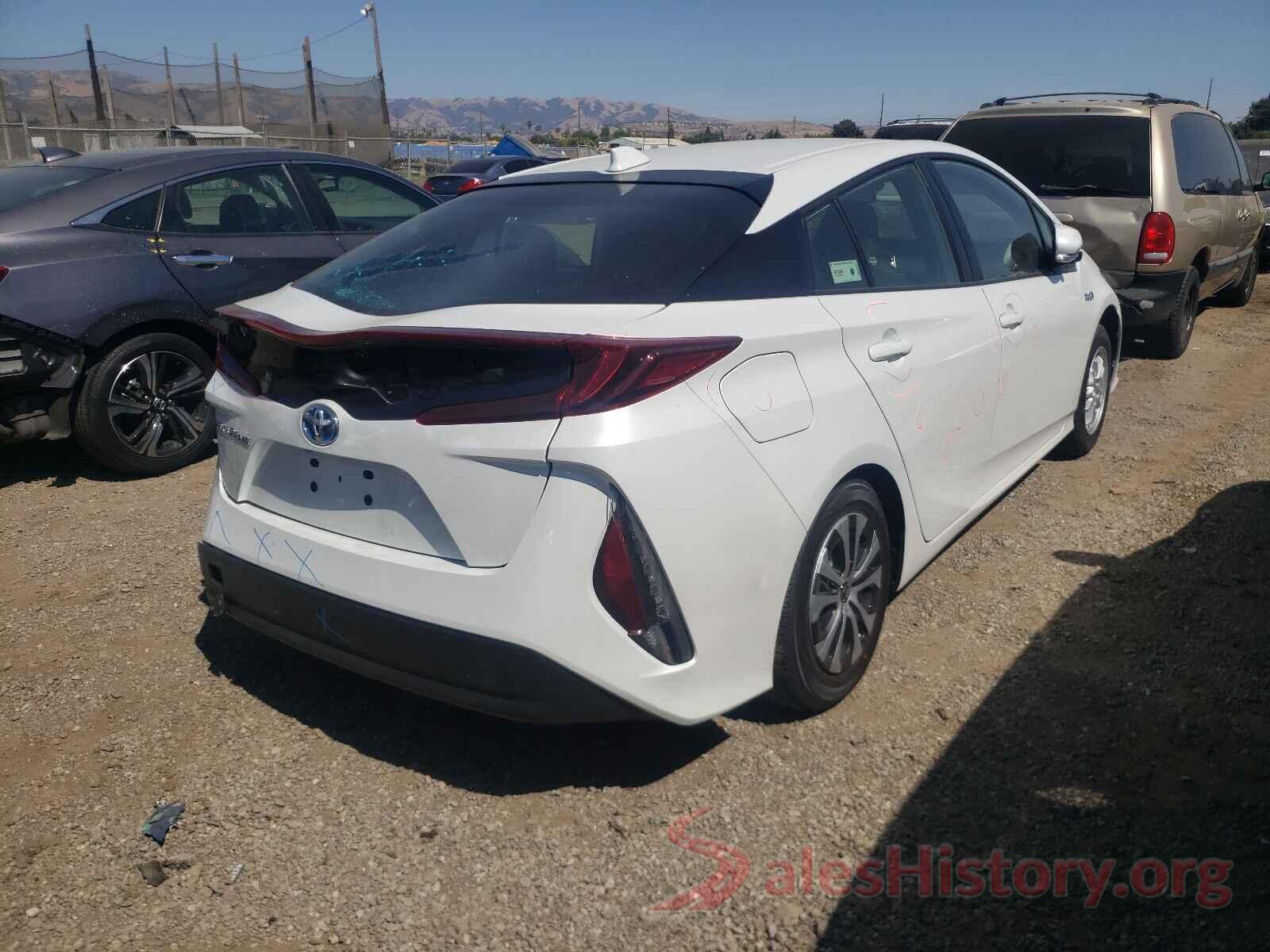 JTDKAMFP7M3196251 2021 TOYOTA PRIUS