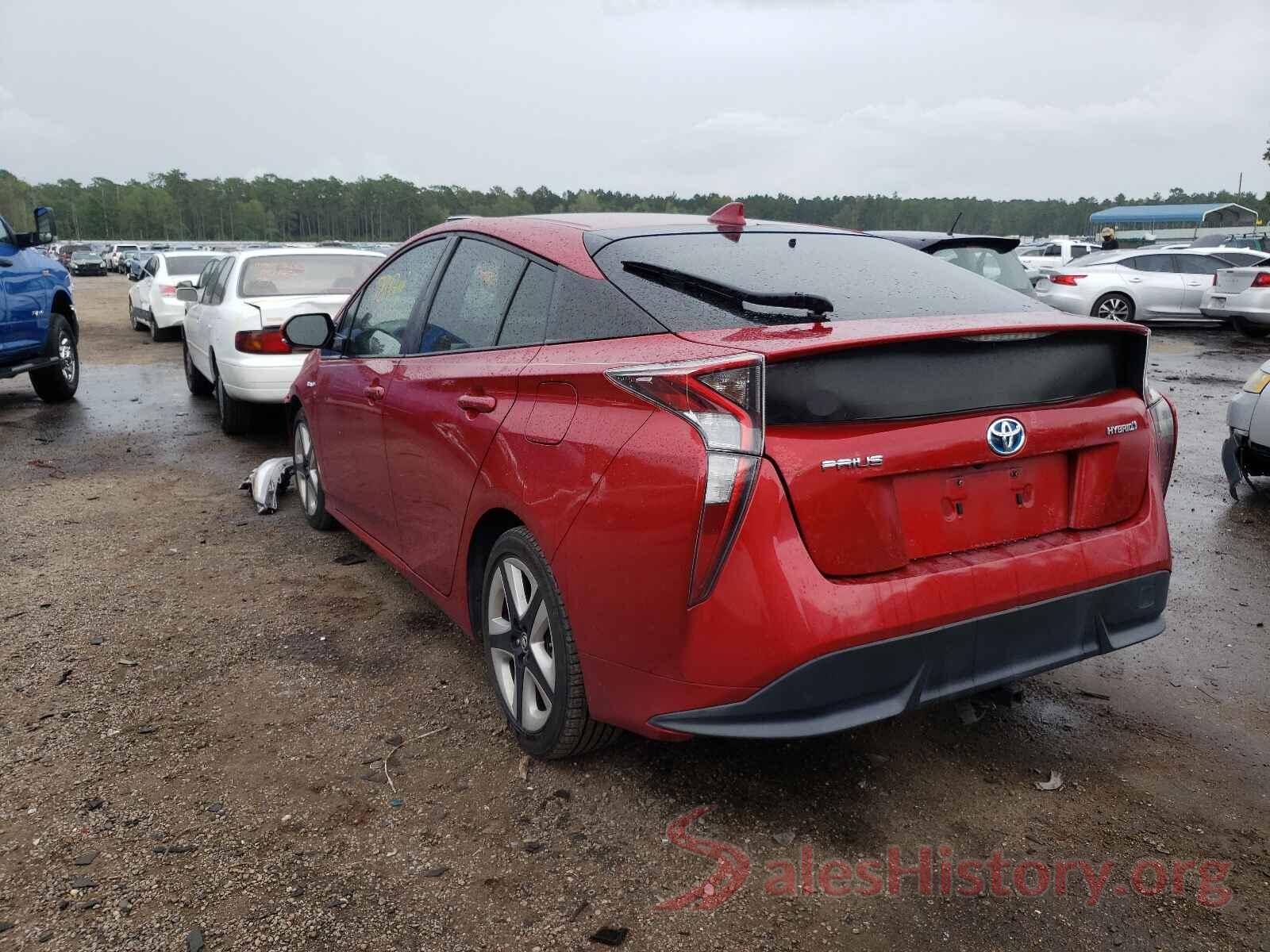 JTDKARFU4G3511899 2016 TOYOTA PRIUS