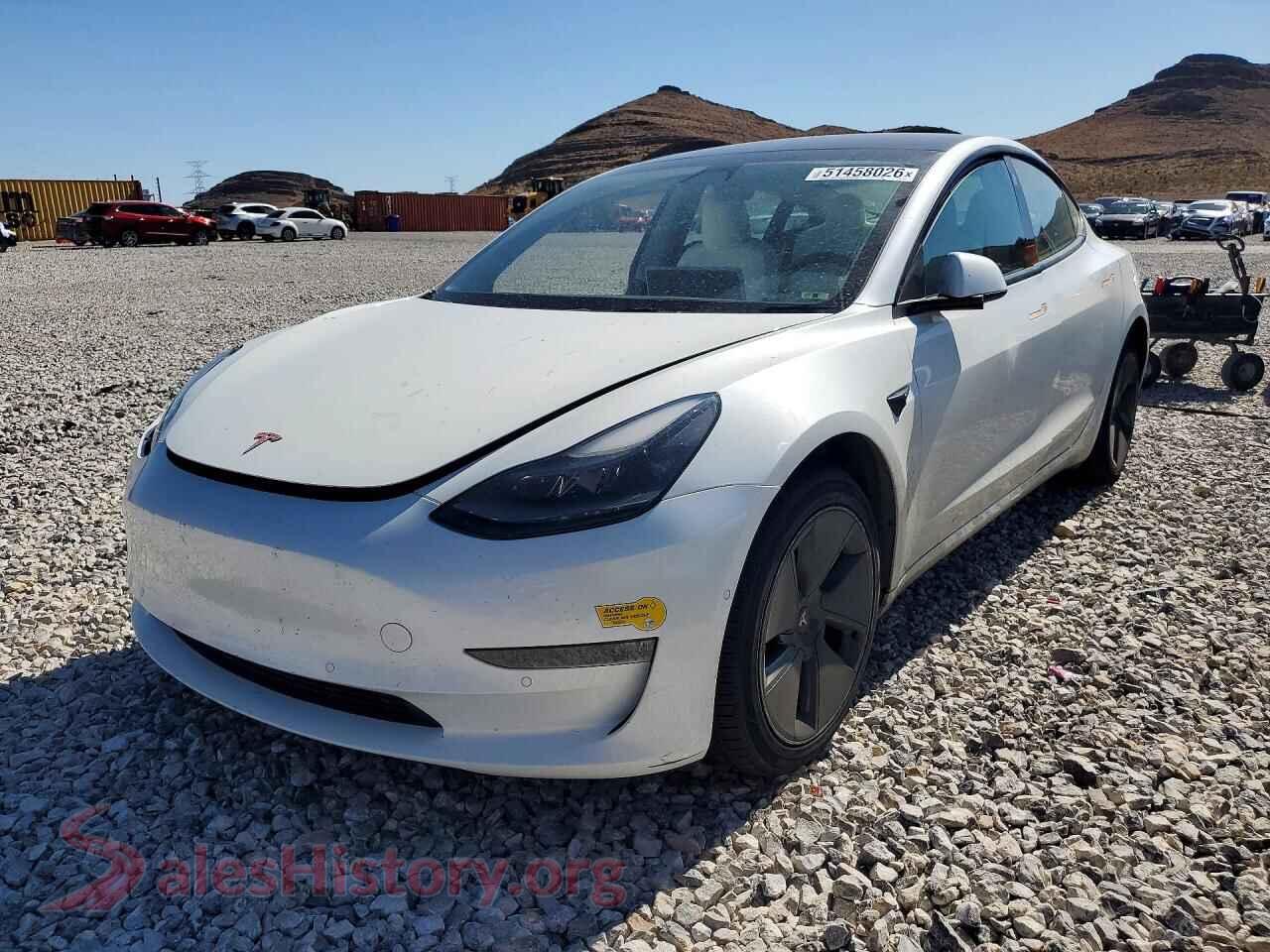 5YJ3E1EB3MF091416 2021 TESLA MODEL 3