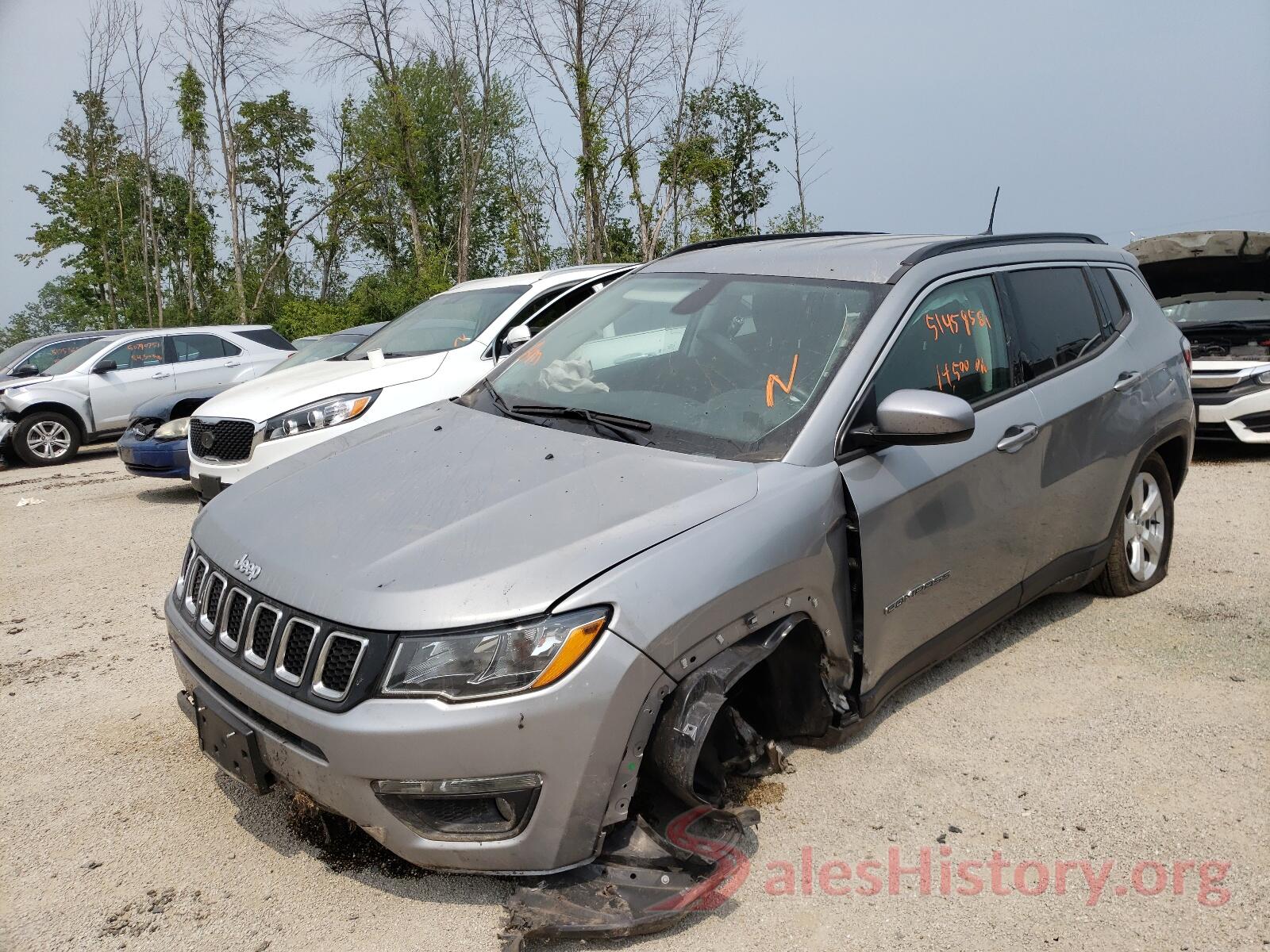 3C4NJDBB4LT148636 2020 JEEP COMPASS