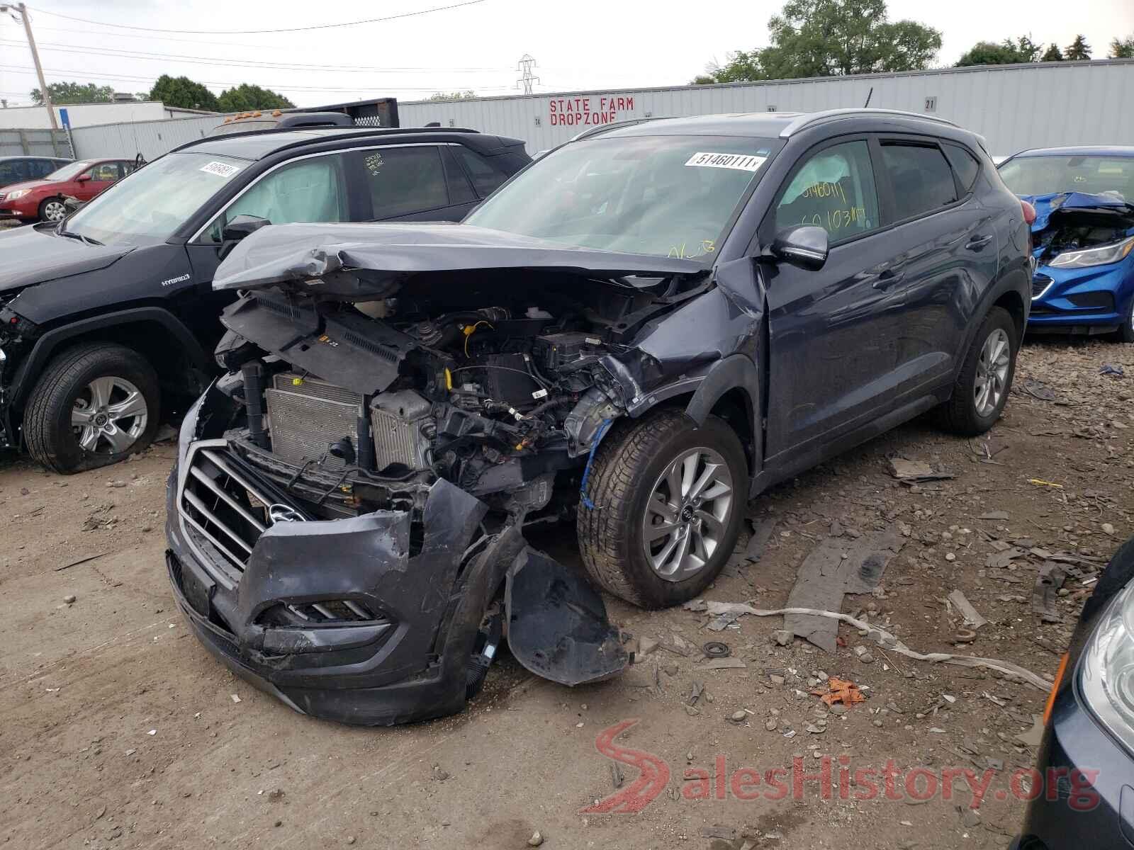 KM8J3CA27GU127663 2016 HYUNDAI TUCSON