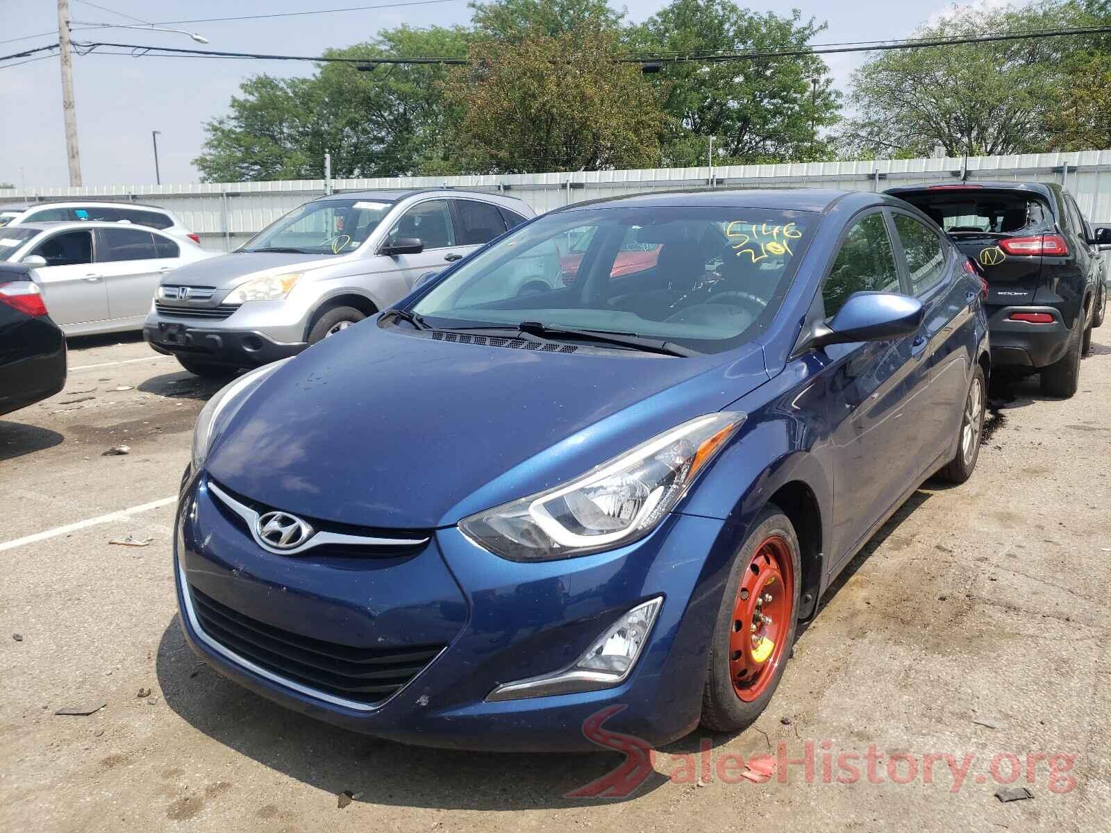 5NPDH4AE3GH679853 2016 HYUNDAI ELANTRA