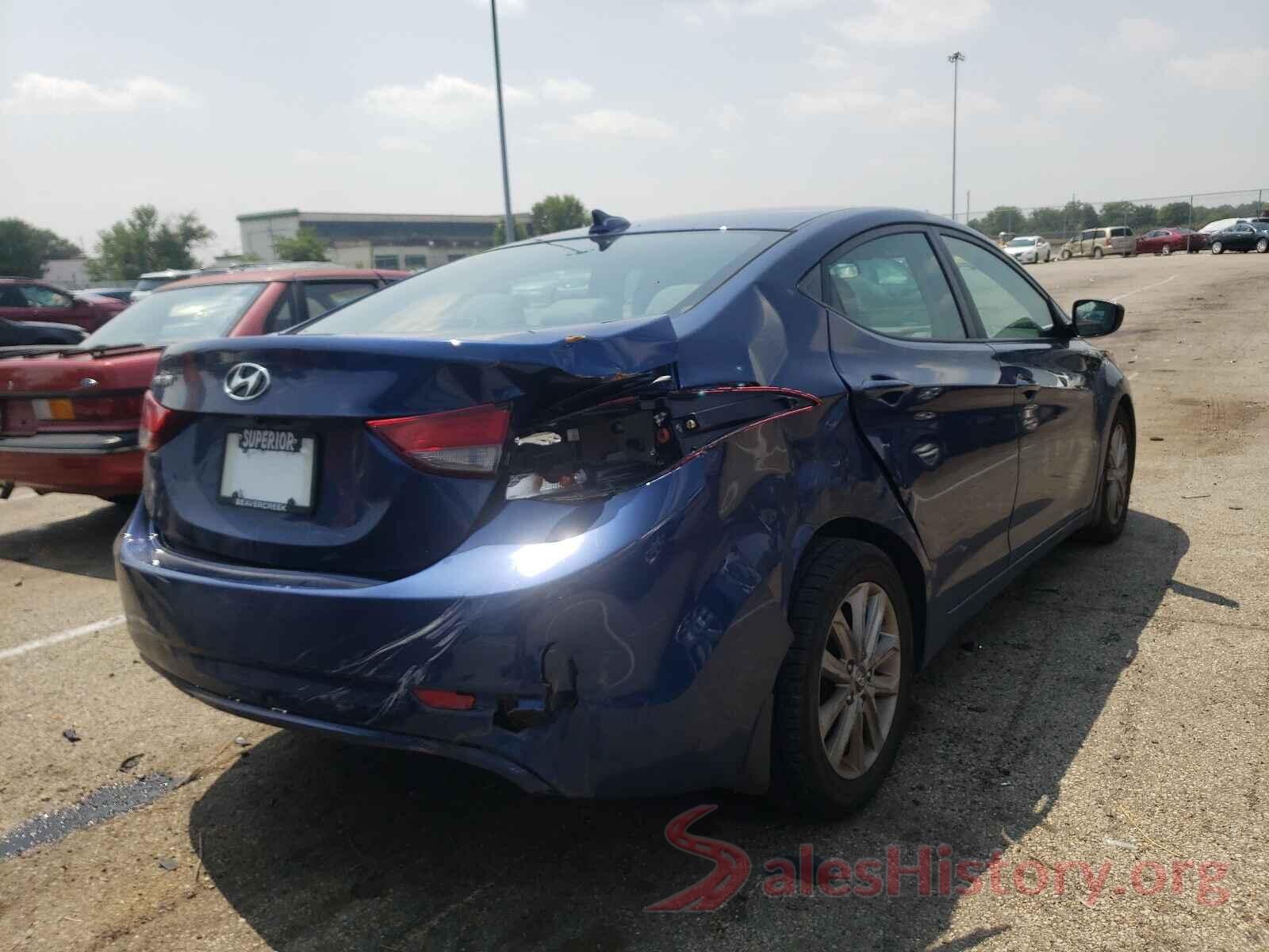 5NPDH4AE3GH679853 2016 HYUNDAI ELANTRA