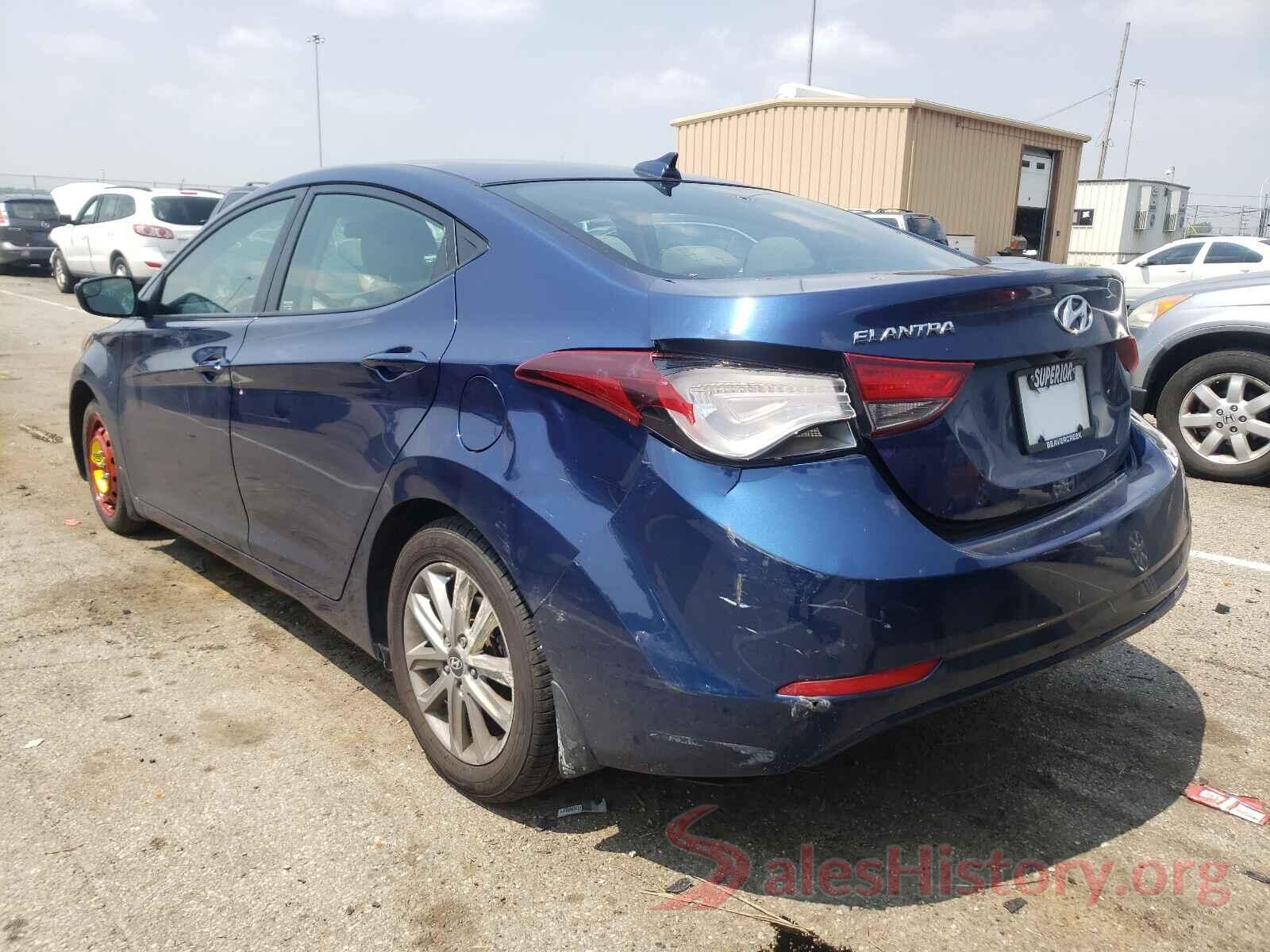 5NPDH4AE3GH679853 2016 HYUNDAI ELANTRA