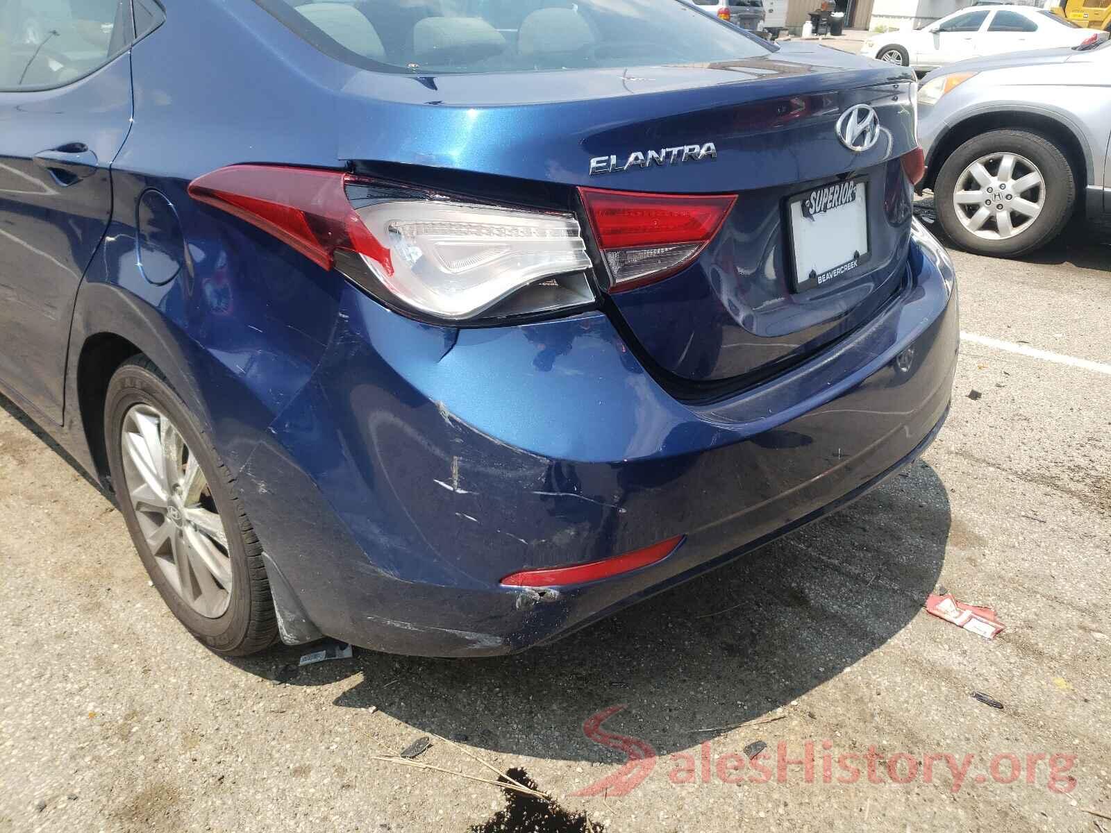 5NPDH4AE3GH679853 2016 HYUNDAI ELANTRA