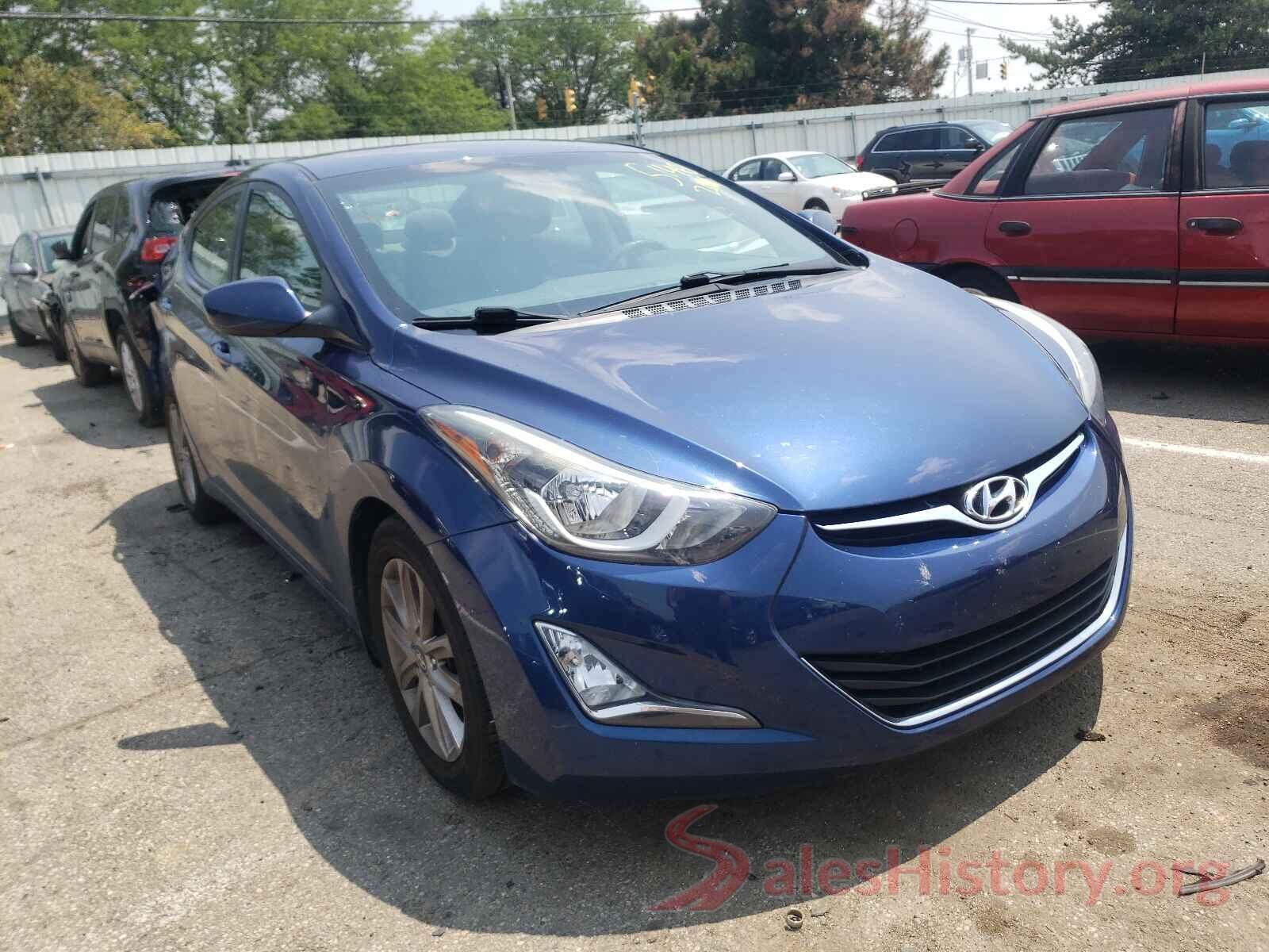 5NPDH4AE3GH679853 2016 HYUNDAI ELANTRA