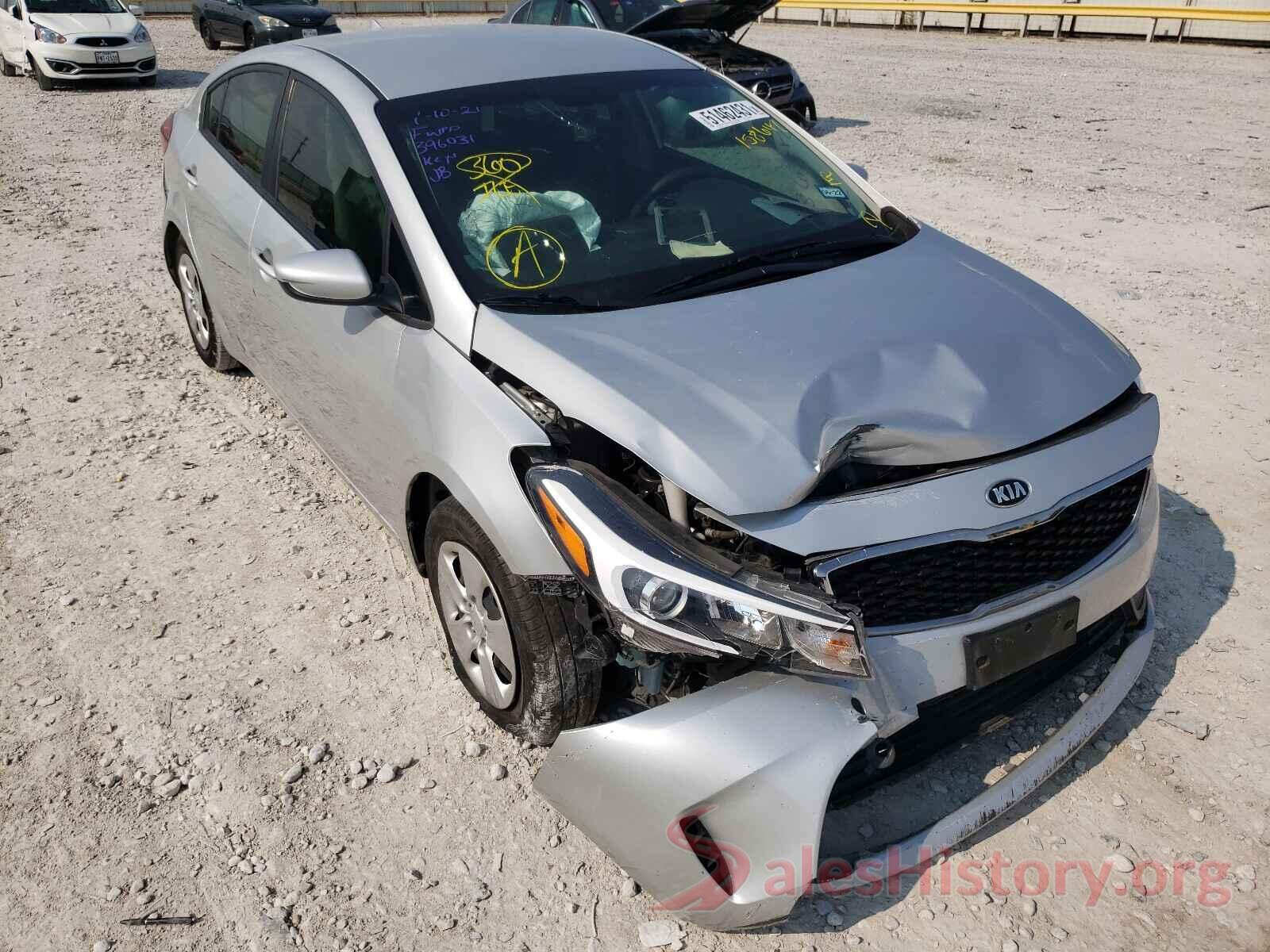 3KPFL4A76HE158642 2017 KIA FORTE