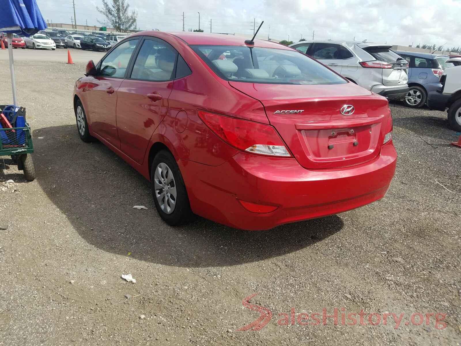 KMHCT4AE9HU213955 2017 HYUNDAI ACCENT