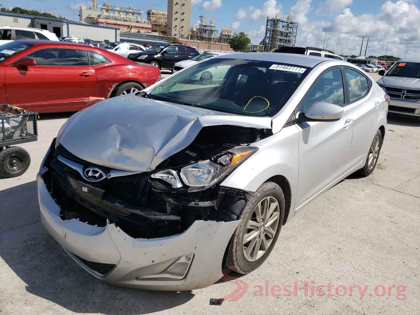 KMHDH4AE7GU544330 2016 HYUNDAI ELANTRA