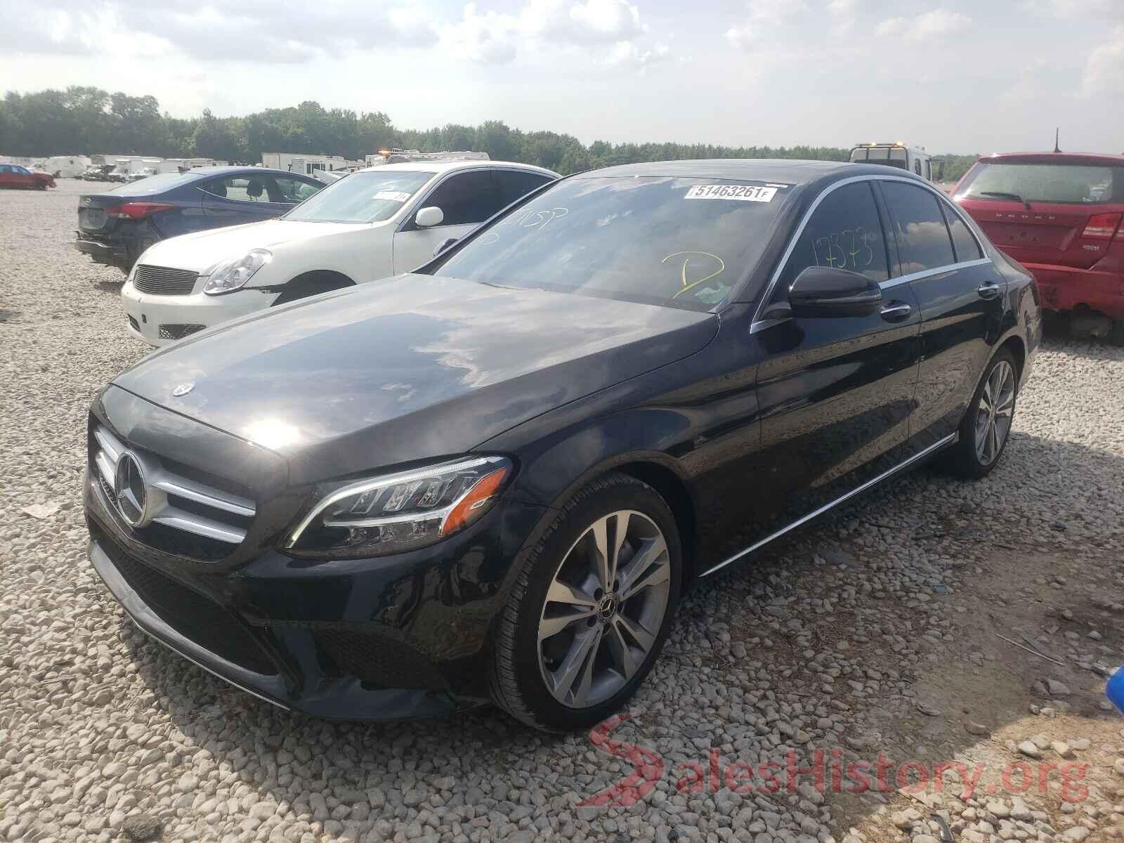 55SWF8DB3KU313291 2019 MERCEDES-BENZ C-CLASS