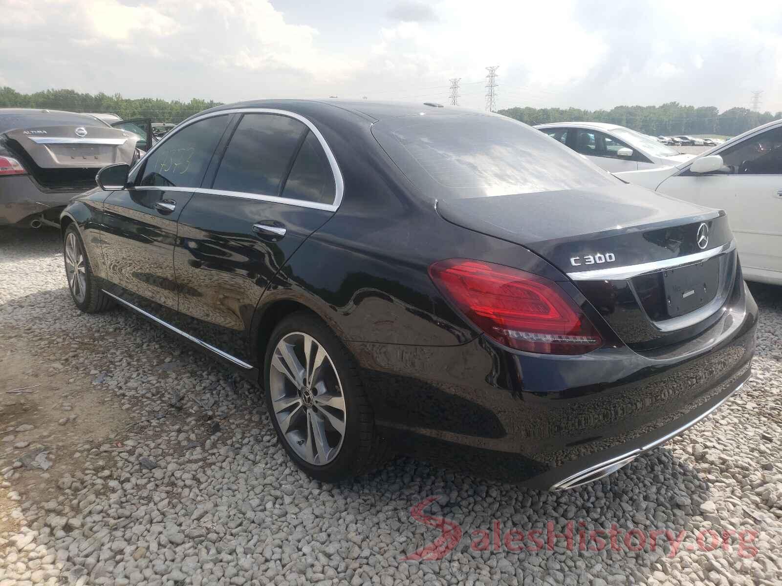 55SWF8DB3KU313291 2019 MERCEDES-BENZ C-CLASS