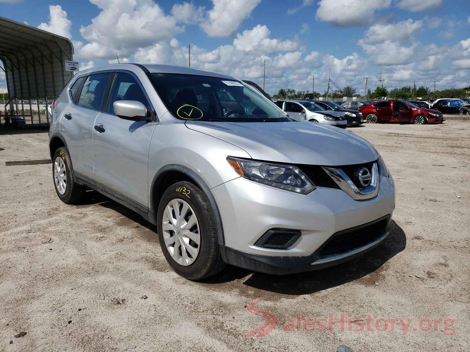 KNMAT2MV1GP674737 2016 NISSAN ROGUE