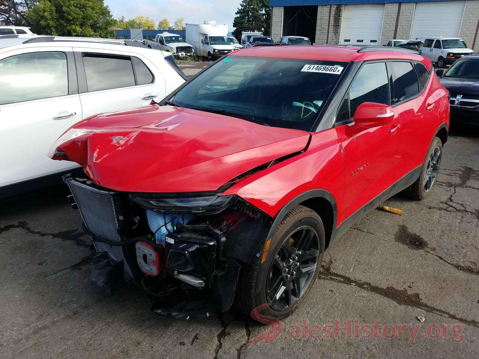 3GNKBCRS6KS685620 2019 CHEVROLET BLAZER 2LT