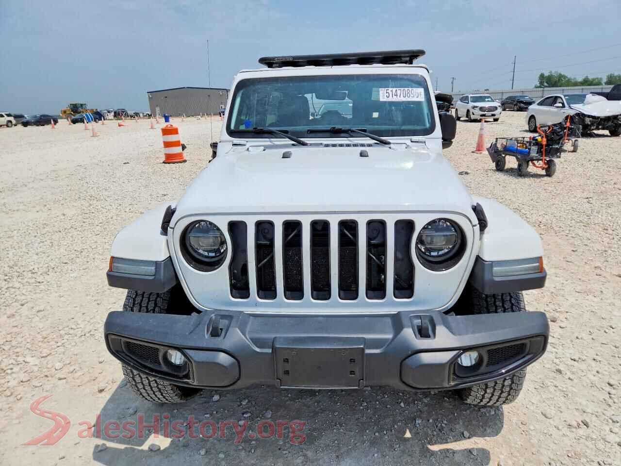 2020 JEEP WRANGLER VIN 1C4HJXEG3LW344437, rear view