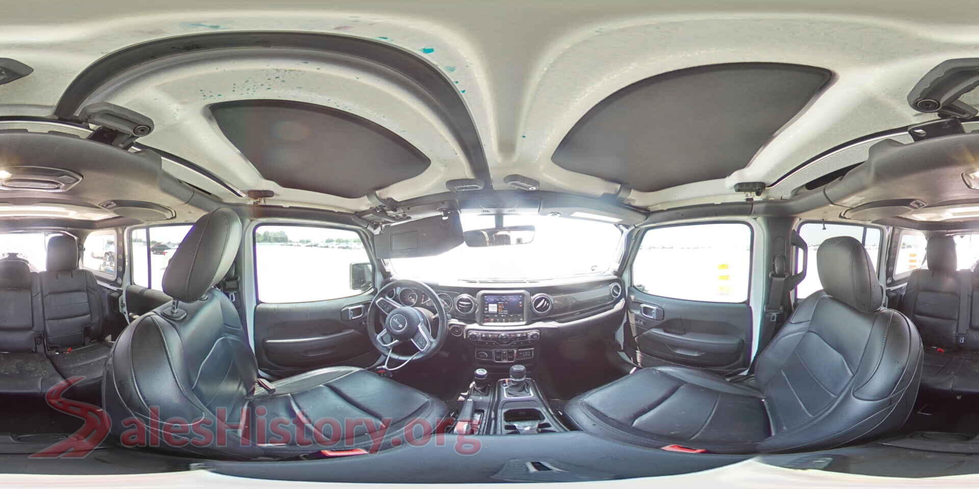 2020 JEEP WRANGLER VIN 1C4HJXEG3LW344437, damage close-up