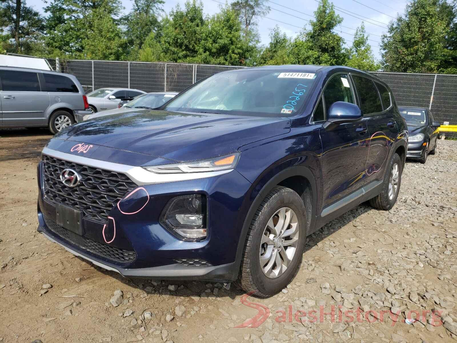 5NMS23AD6KH022657 2019 HYUNDAI SANTA FE