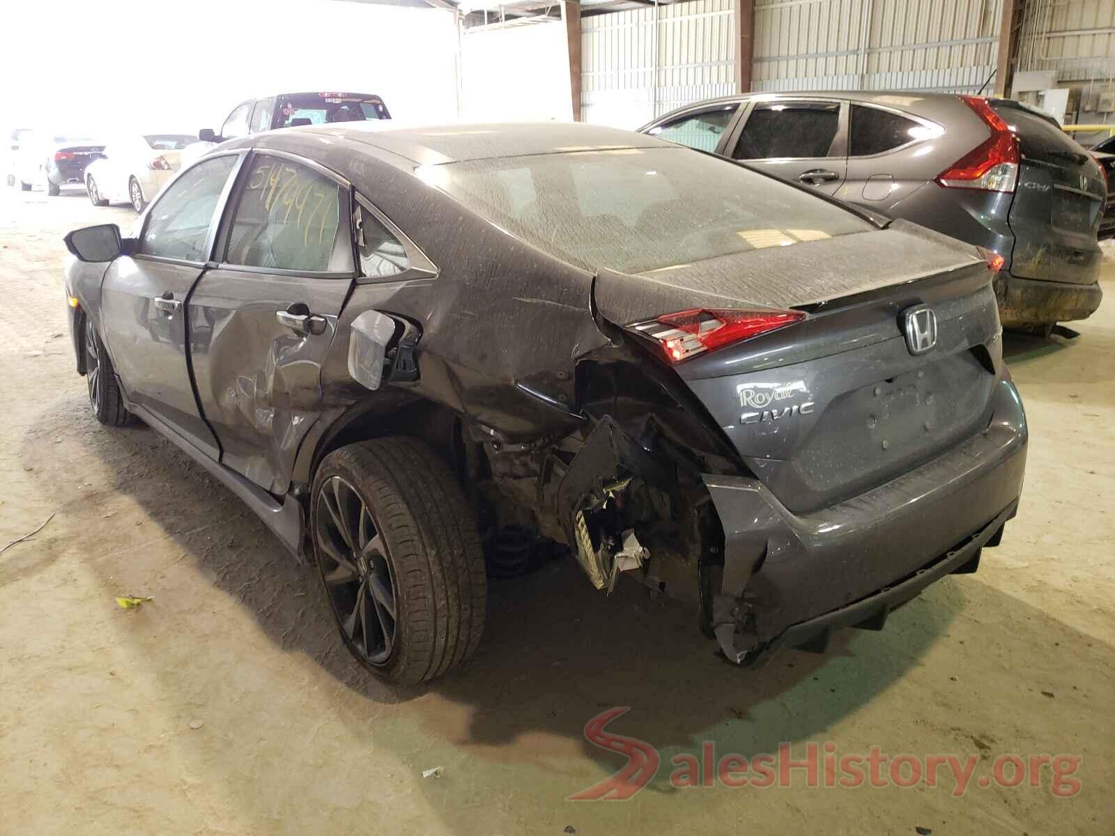 2HGFC2F87KH595617 2019 HONDA CIVIC