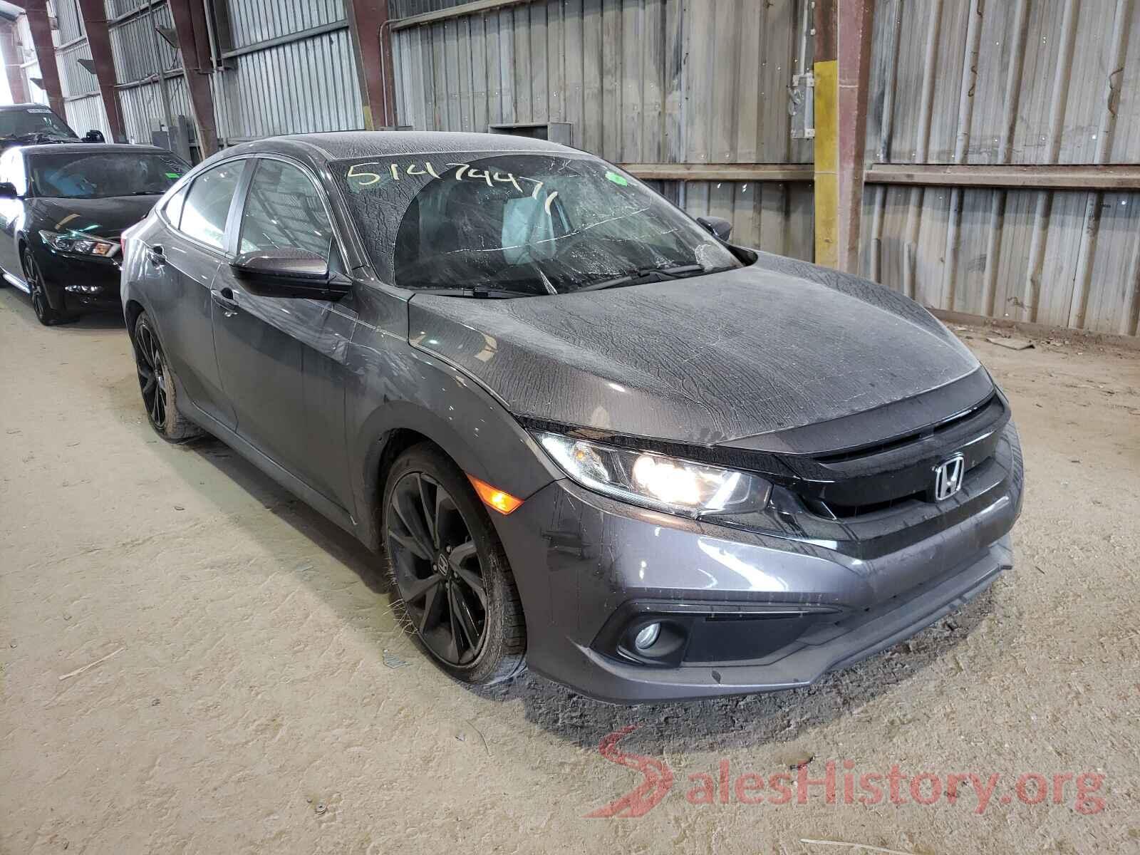 2HGFC2F87KH595617 2019 HONDA CIVIC