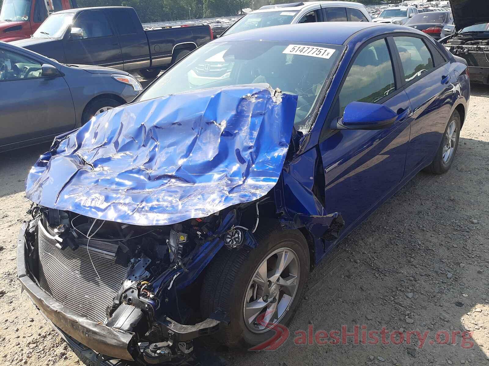 5NPLL4AG4MH012409 2021 HYUNDAI ELANTRA