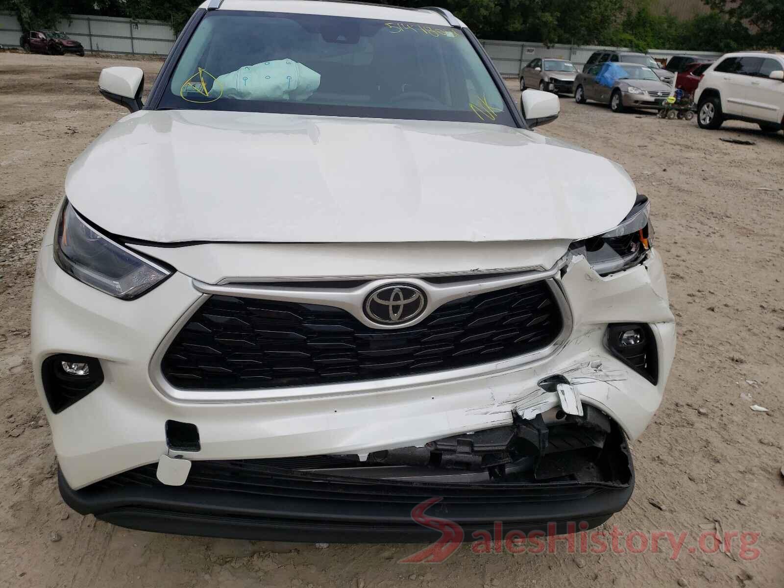 5TDGZRBH7MS123163 2021 TOYOTA HIGHLANDER