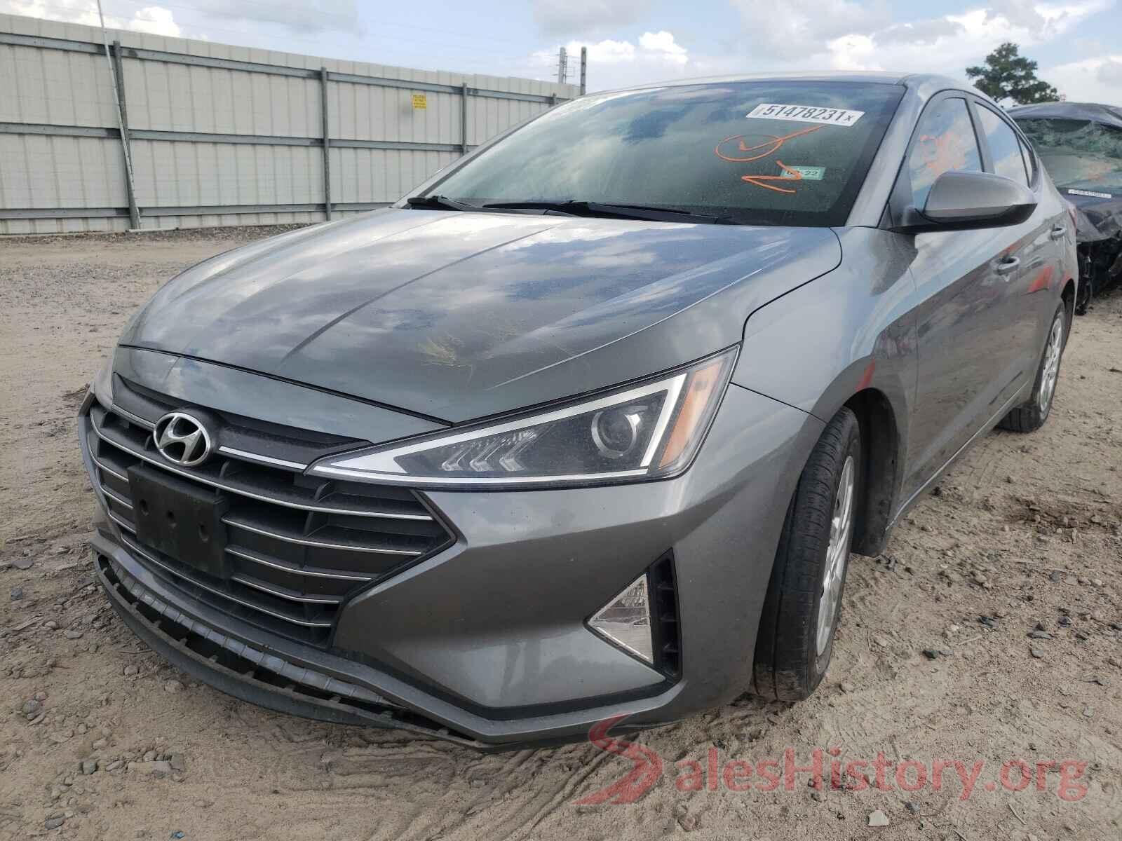 KMHD74LFXKU793447 2019 HYUNDAI ELANTRA