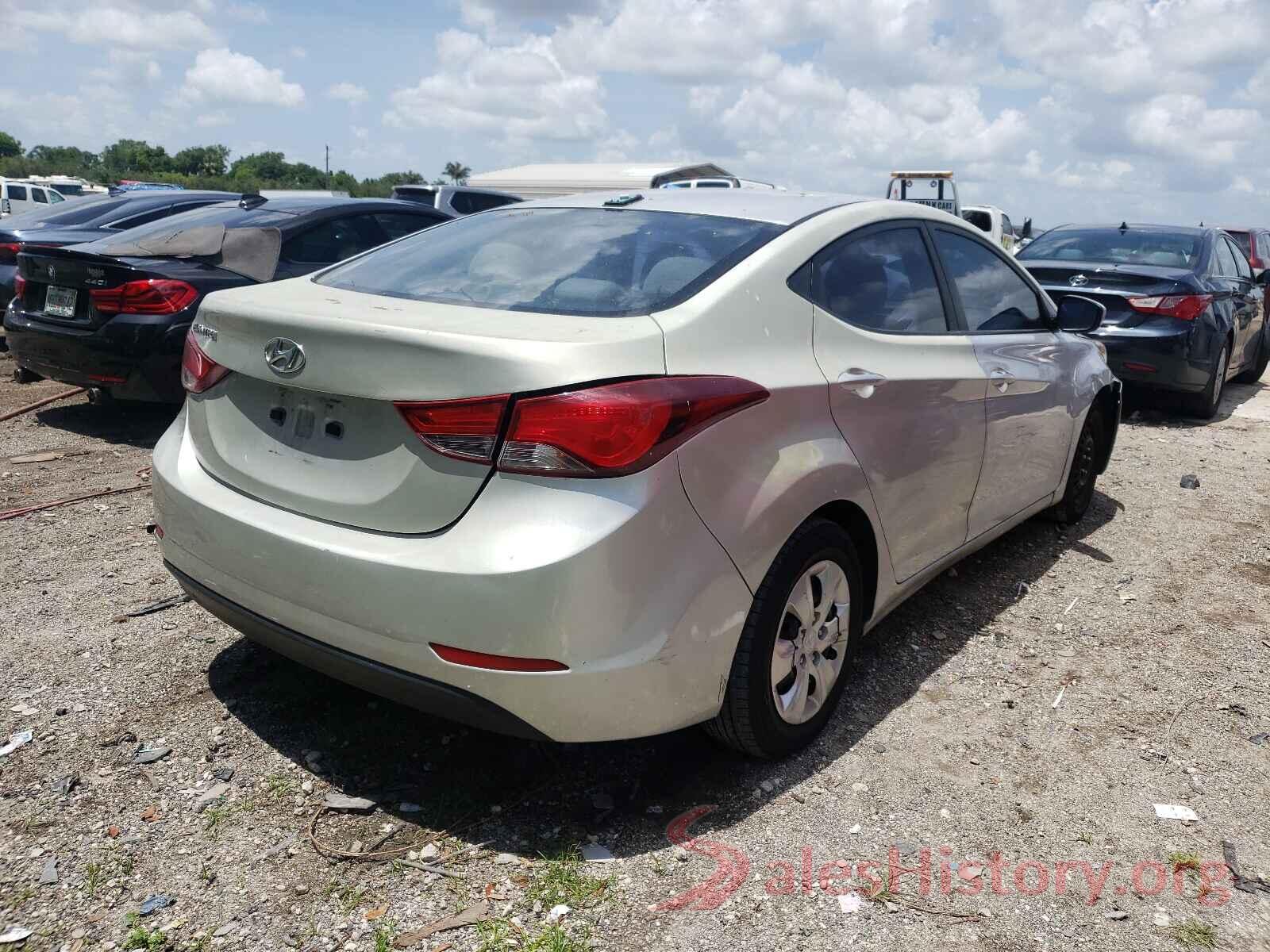 5NPDH4AE1GH751942 2016 HYUNDAI ELANTRA