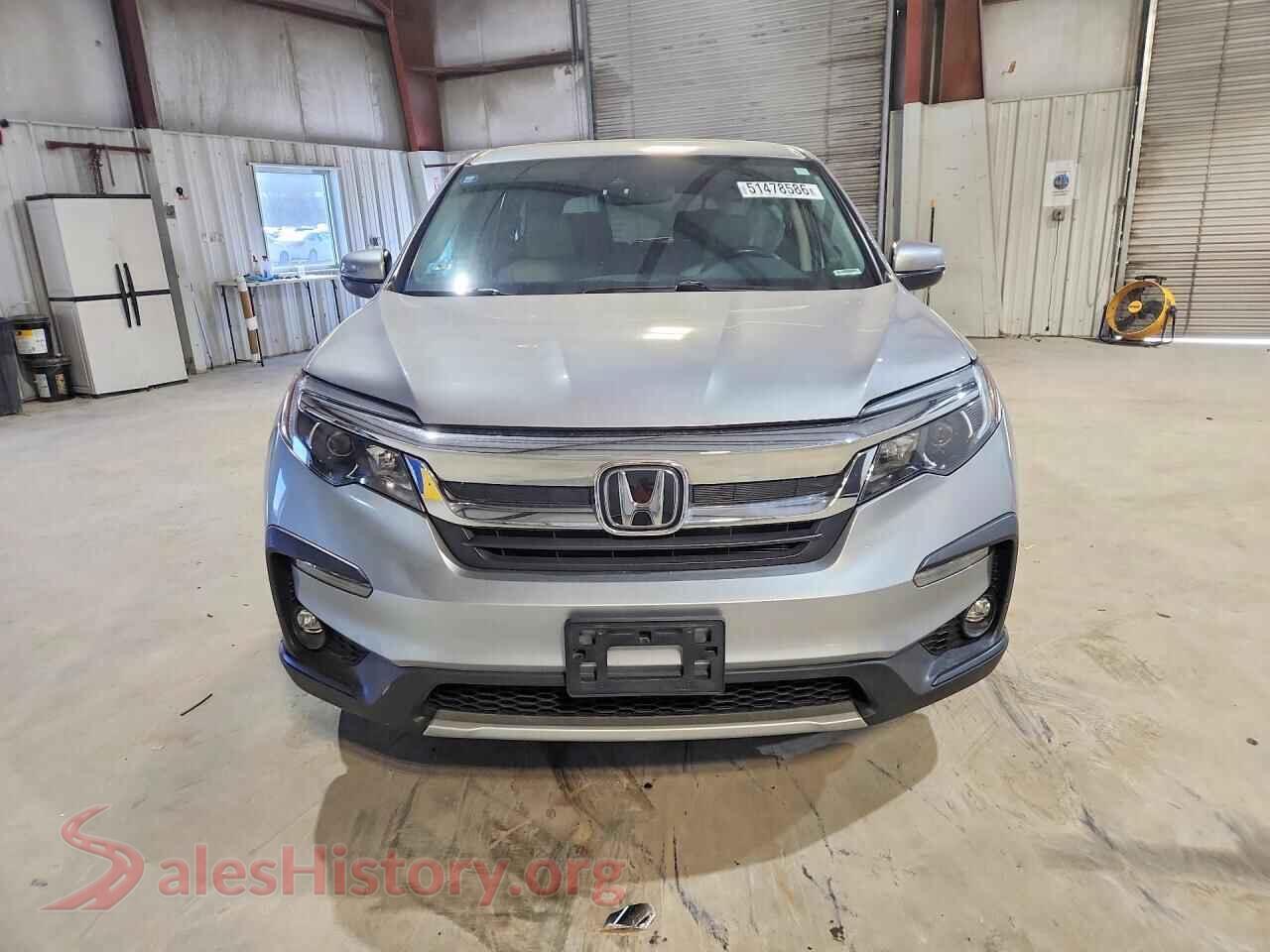 2019 HONDA PILOT VIN 5FNYF6H59KB047858, rear view