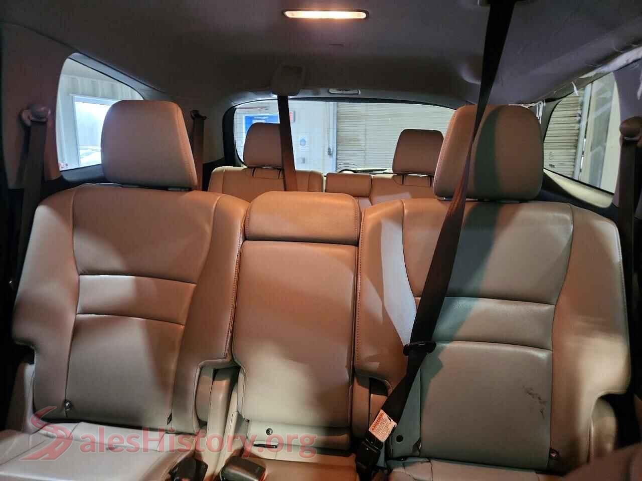 2019 HONDA PILOT VIN 5FNYF6H59KB047858, odometer mileage