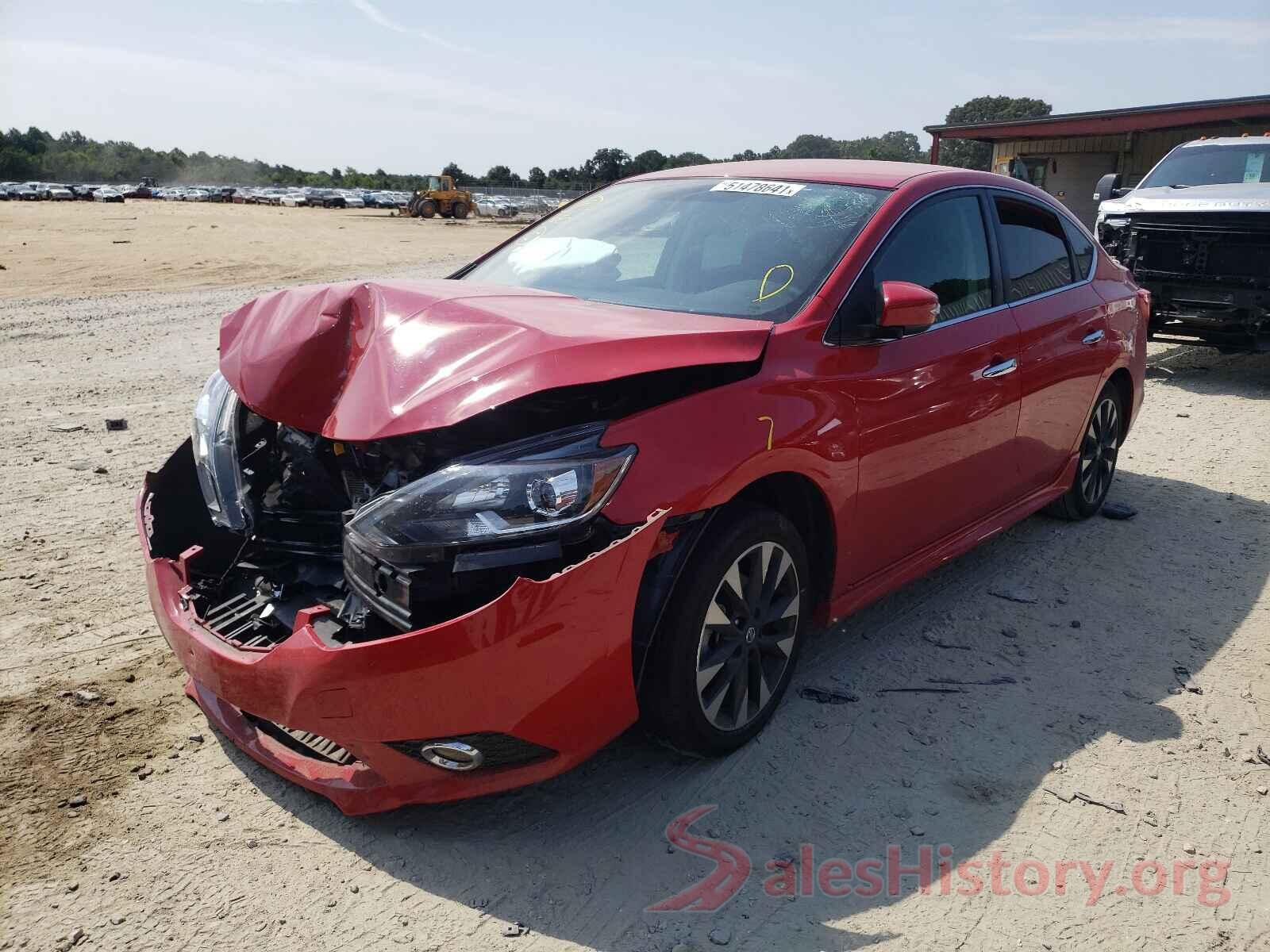 3N1AB7AP0KY203680 2019 NISSAN SENTRA